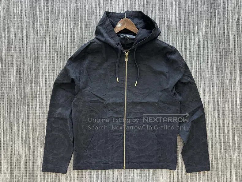 Versace Versace Black zippered jacket Size US XL / EU 56 / 4 - 1 Thumbnail