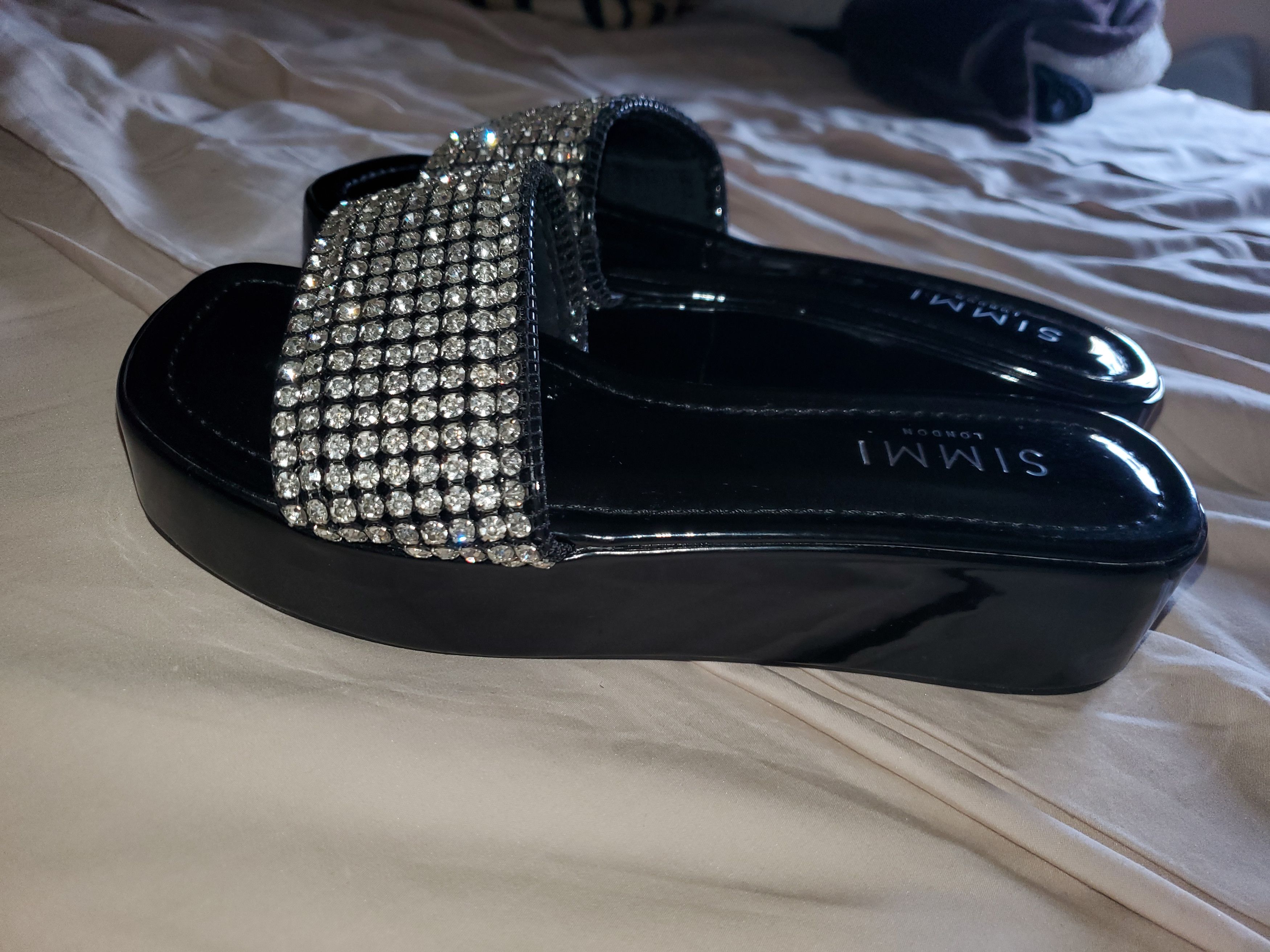 Other Simmi London Platform Sandals w/ Rhinestones (size 7) Size US 7 / IT 37 - 5 Thumbnail