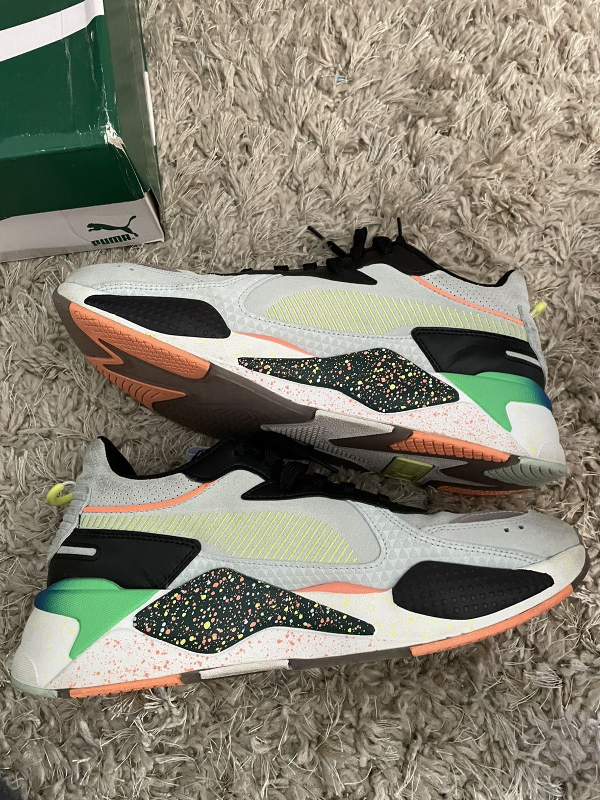 Puma Puma Rs-X FD Fair Aqua Ponderosa Pine Size US 11 / EU 44 - 3 Thumbnail