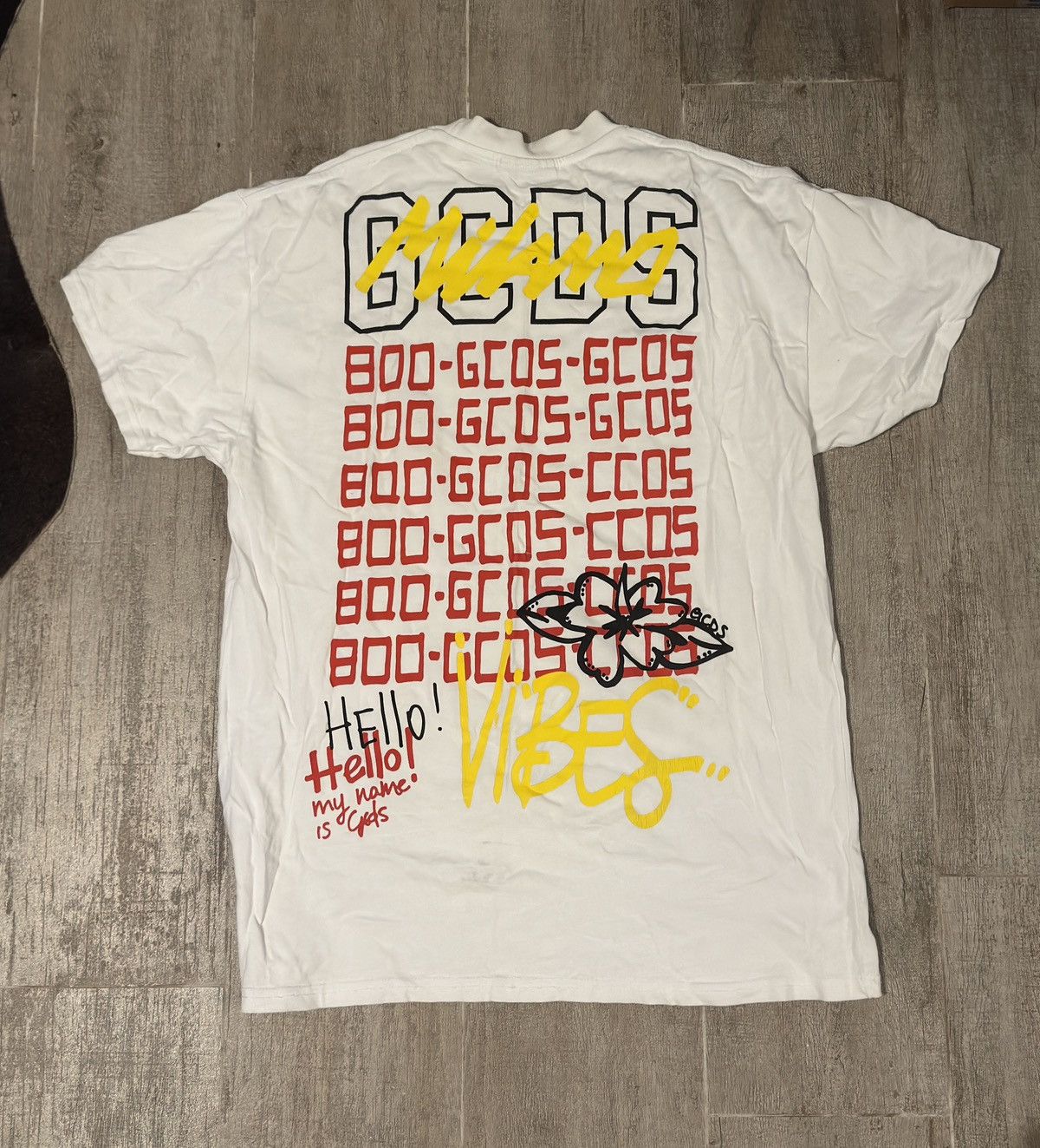 GCDS Gcds graffiti men tee t shirt Size US L / EU 52-54 / 3 - 2 Thumbnail