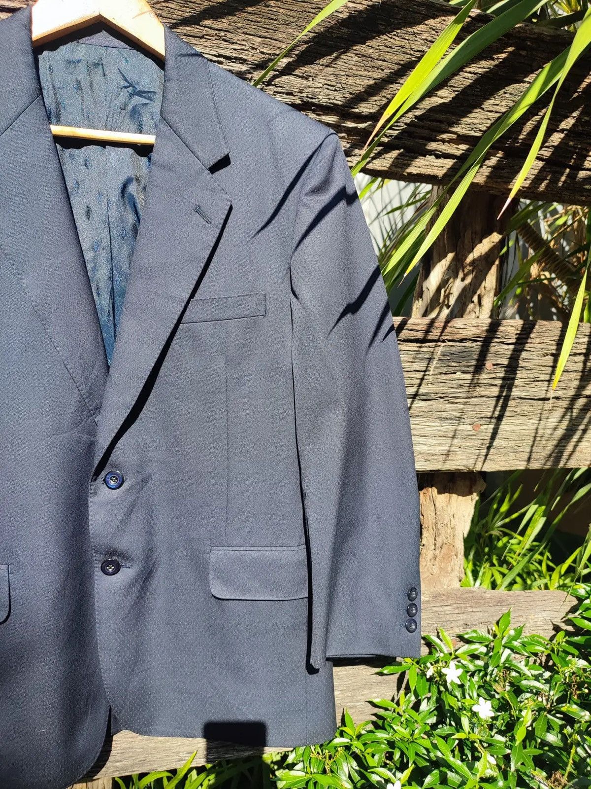 Balenciaga Balenciaga Pour Homme Black Wool Blazer (Vintage 90s) Size 38R - 4 Thumbnail