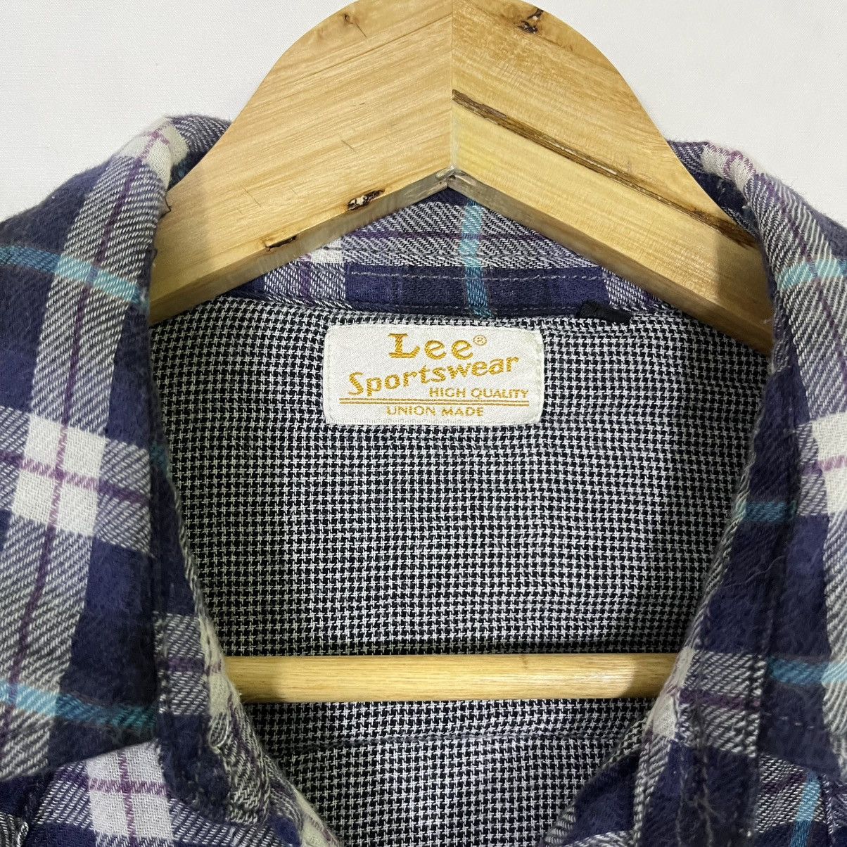 Lee VINTAGE LEE SPORTSWEAR PLAID FLANNEL WESTERN BUTTON UP SHIRT Size US M / EU 48-50 / 2 - 3 Thumbnail