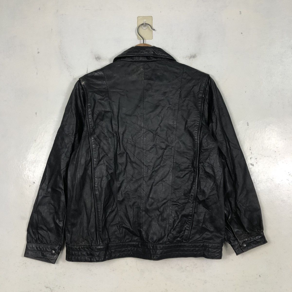 Japanese Brand 📌Vintage Biker Leather Jacket Partina Issey Miyake Size US M / EU 48-50 / 2 - 10 Thumbnail