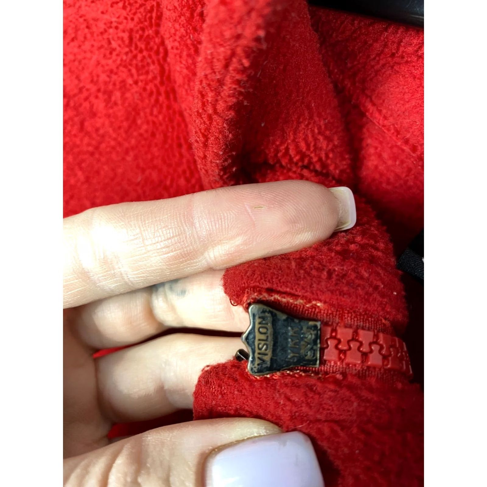 The North Face VINTAGE The North Face Jacket Mens L Red 90s Retro Fleece Size Size US L / EU 52-54 / 3 - 6 Thumbnail