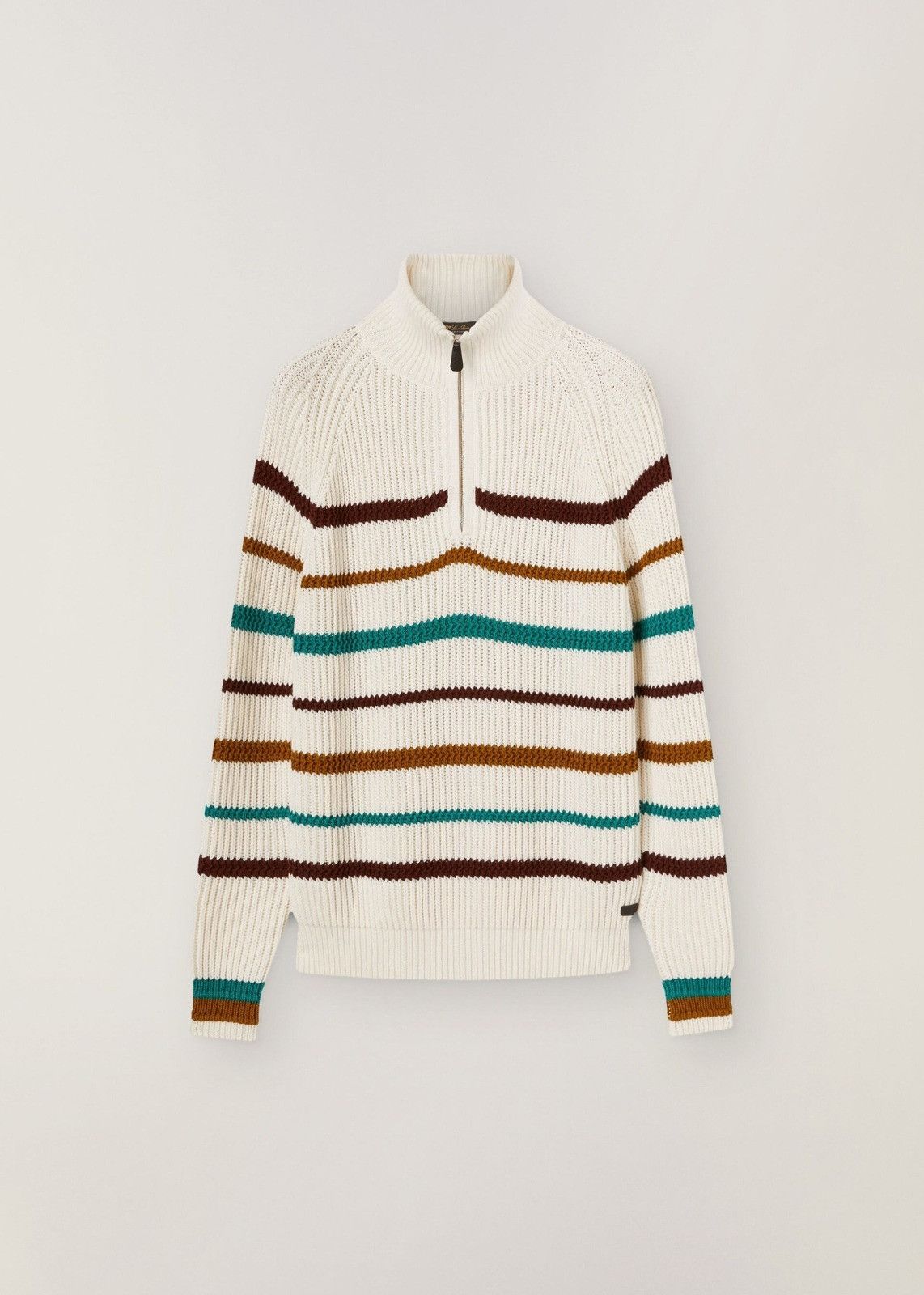 o1loc1c0124 Half-zip Jumper in Multicolor