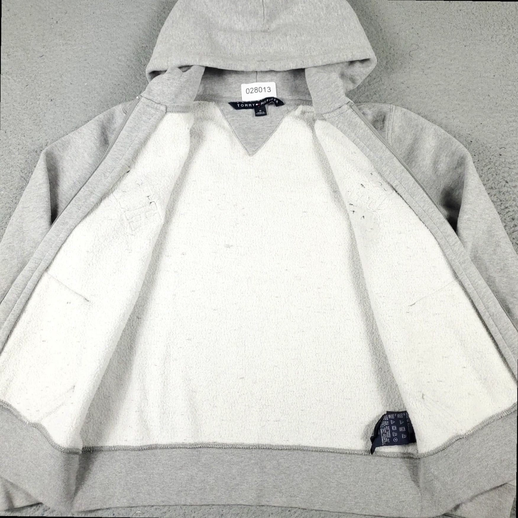 Tommy Hilfiger Tommy Hilfiger Womens Medium Gray Full Zip Hoodie Sweatshirt Size M / US 6-8 / IT 42-44 - 7 Thumbnail