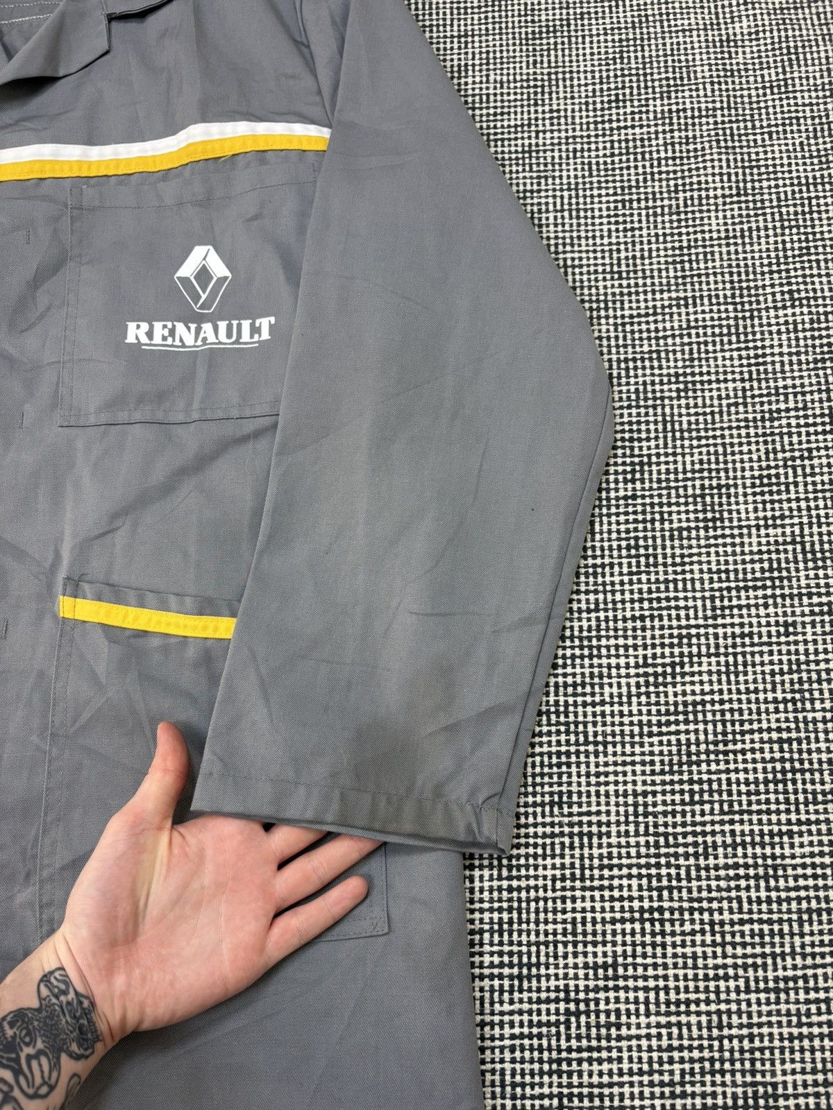 Other 90s vintage Renault mechanic French chore coat long jacket Size US M / EU 48-50 / 2 - 4 Thumbnail