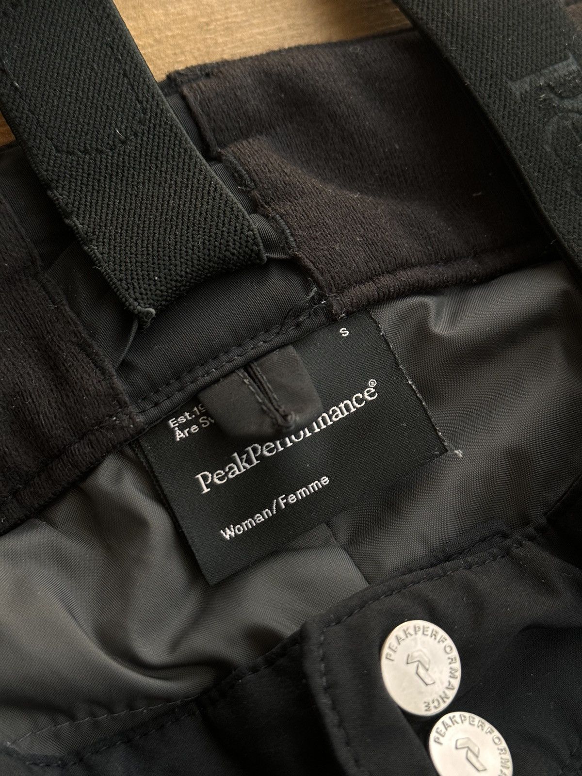 Goretex × Peak Performance × Vintage Vintage Peak Performance Thermalite Goretex Black Ski Pants Size 26" / US 2 / IT 38 - 13 Thumbnail