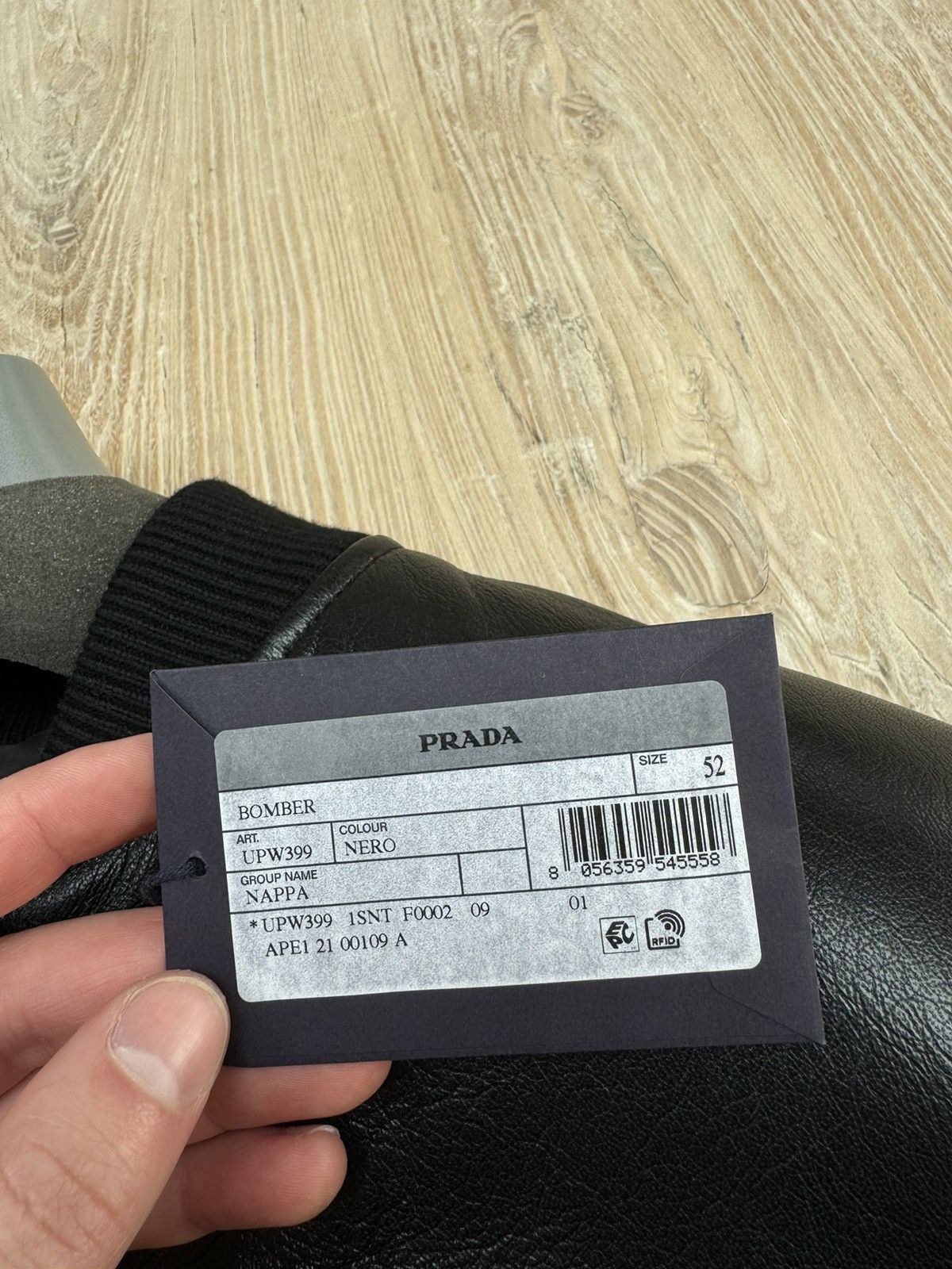 Prada GRAIL! Nappa Leather Bomber Size US L / EU 52-54 / 3 - 12 Thumbnail