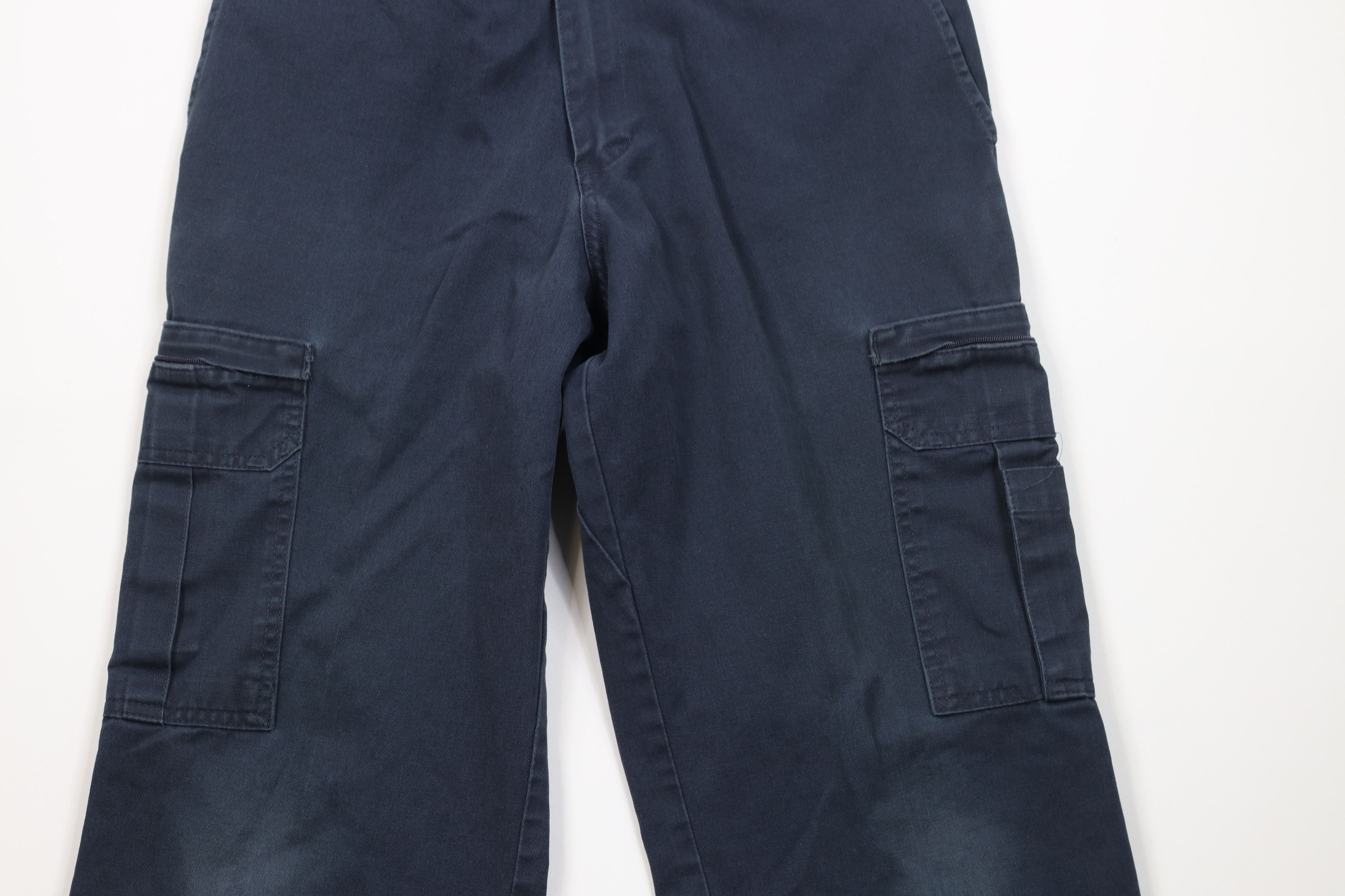 Dickies Vintage Dickies Workwear Wide Leg Cargo Pants Navy Blue Size US 32 / EU 48 - 3 Thumbnail