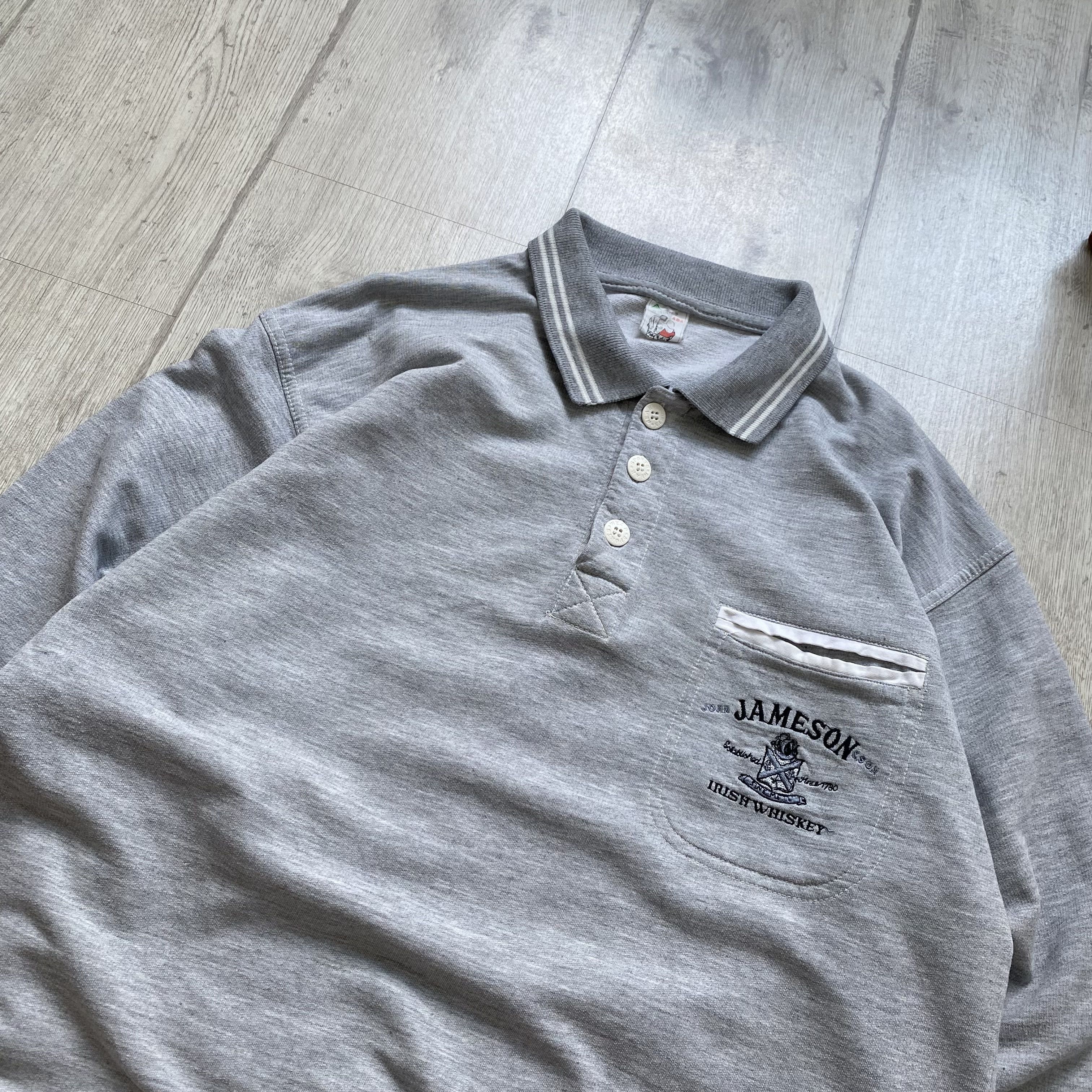 Jameson Irish Whiskey 🥃 Vintage 90s Jameson Irish whiskey Logo Rugby polo shirt Size US S / EU 44-46 / 1 - 7 Thumbnail