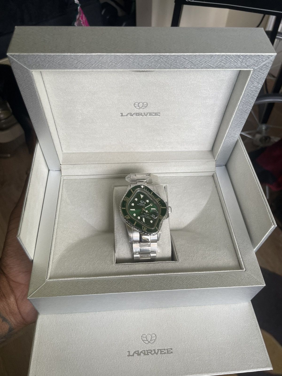 Laarvee Crashed Submariner Steel Watch | Grailed