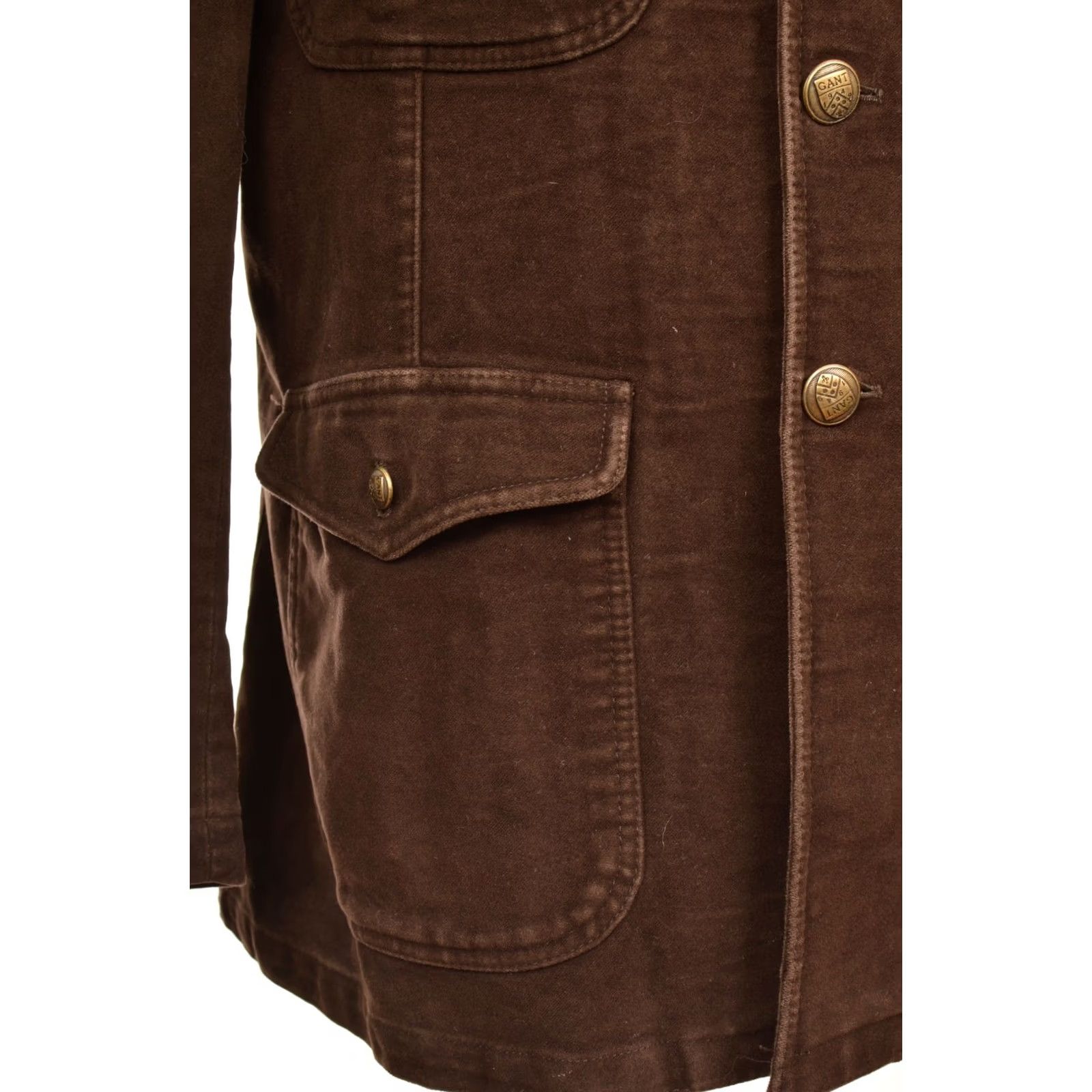 Gant GANT Jacket, Brown Cotton Safari, Size 52, Men, DDP, Military Style, 100% Cotton Size US L / EU 52-54 / 3 - 2 Thumbnail