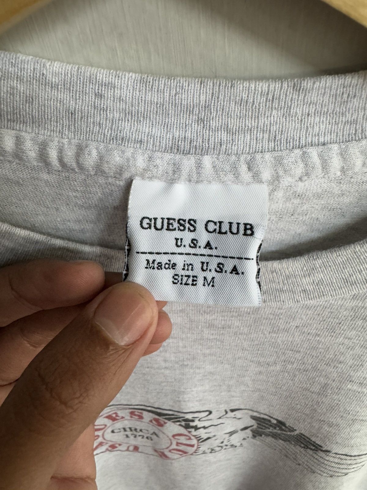 Guess VINTAGE GUESS CLUB USA T SHIRT Size US M / EU 48-50 / 2 - 6 Thumbnail