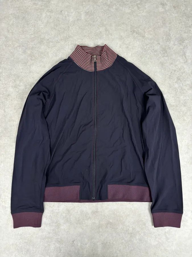 Prada 2000s Prada Navy & Bordeaux Windbreaker Zip-up Jacket Size US M / EU 48-50 / 2 - 1 Thumbnail