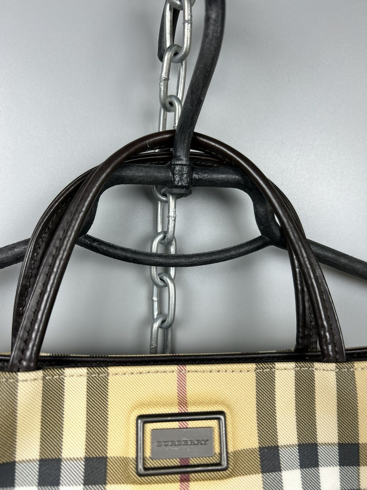 Burberry Burberry Nova Check Tote Bag Burberry London Size ONE SIZE - 5 Thumbnail