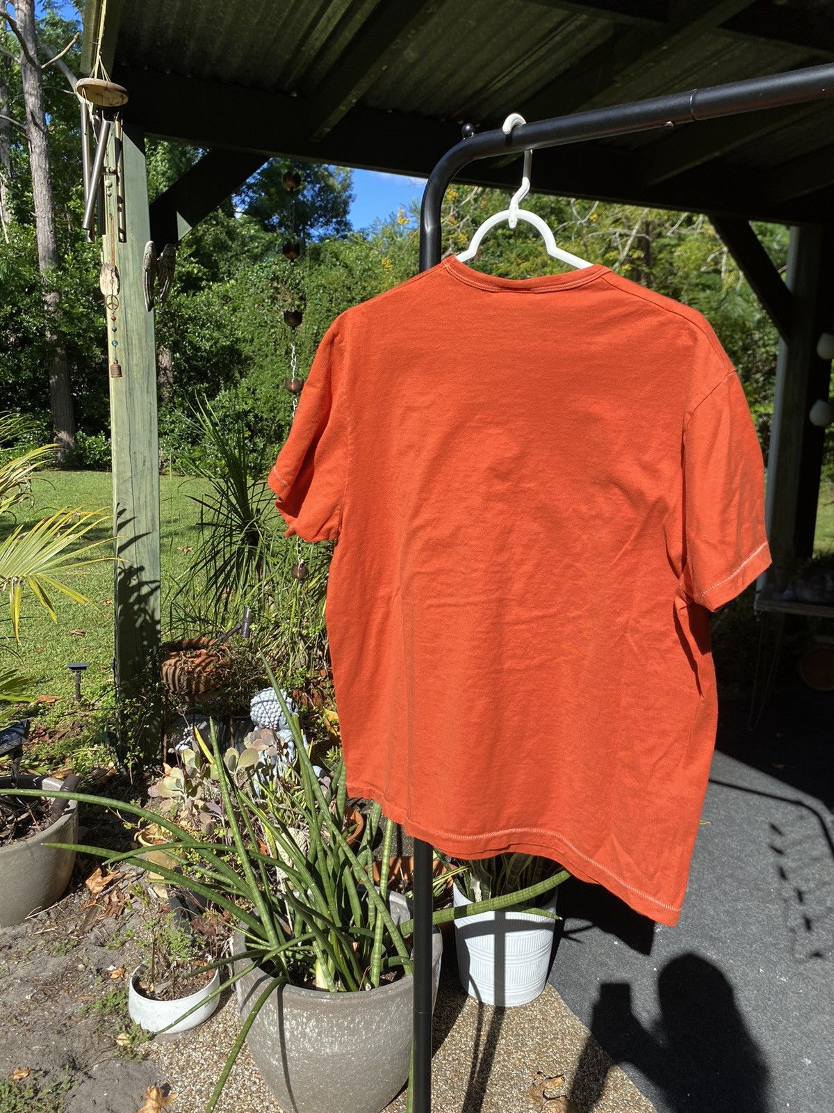 Abercrombie & Fitch Vintage Single Stitch AE Warriors Orange Tee Large Size US L / EU 52-54 / 3 - 7 Thumbnail