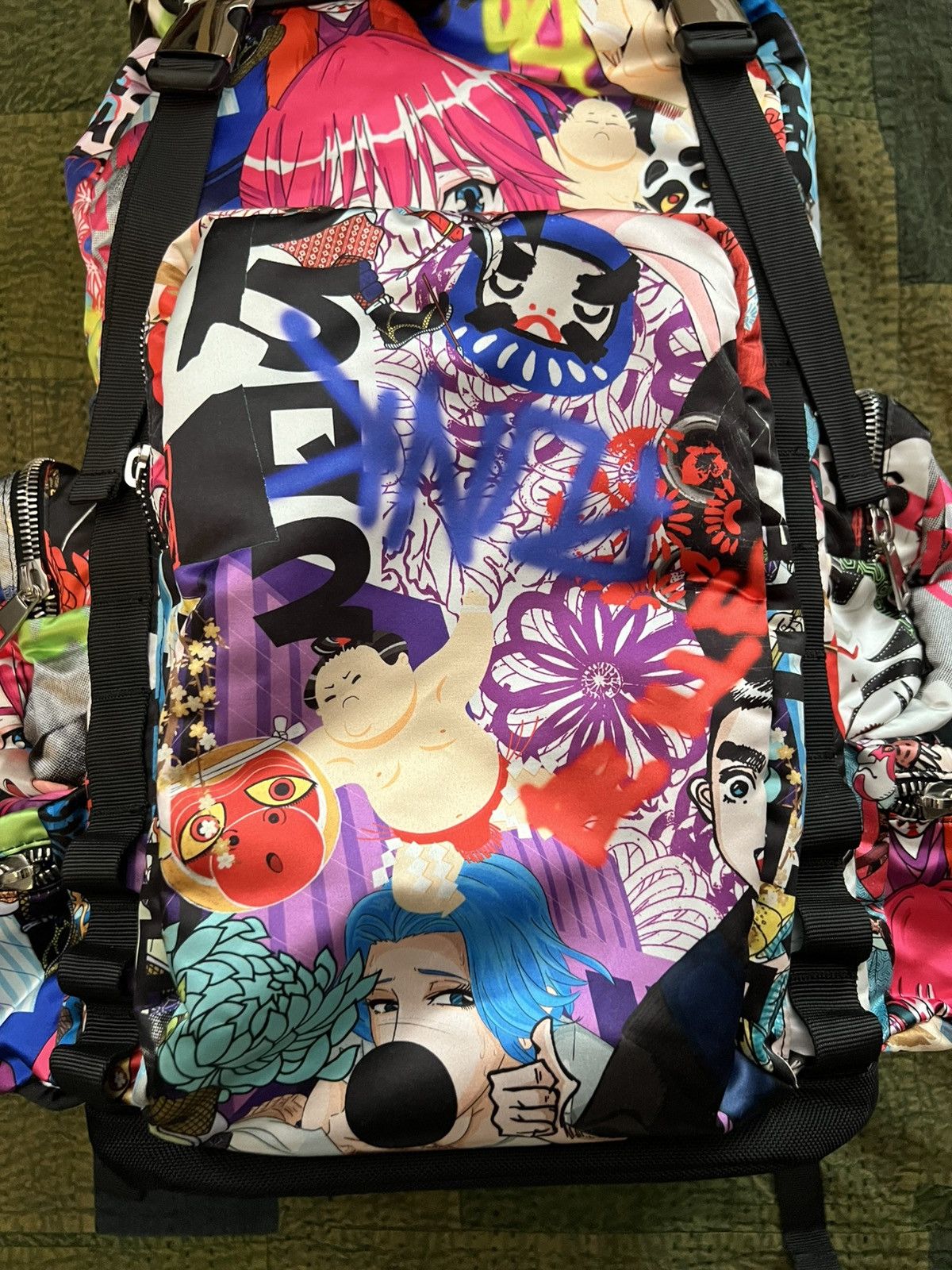 Dsquared2 DSQUARED2 Anime Manga Japan Exclusive Punk Hiking Backpack Size ONE SIZE - 3 Thumbnail