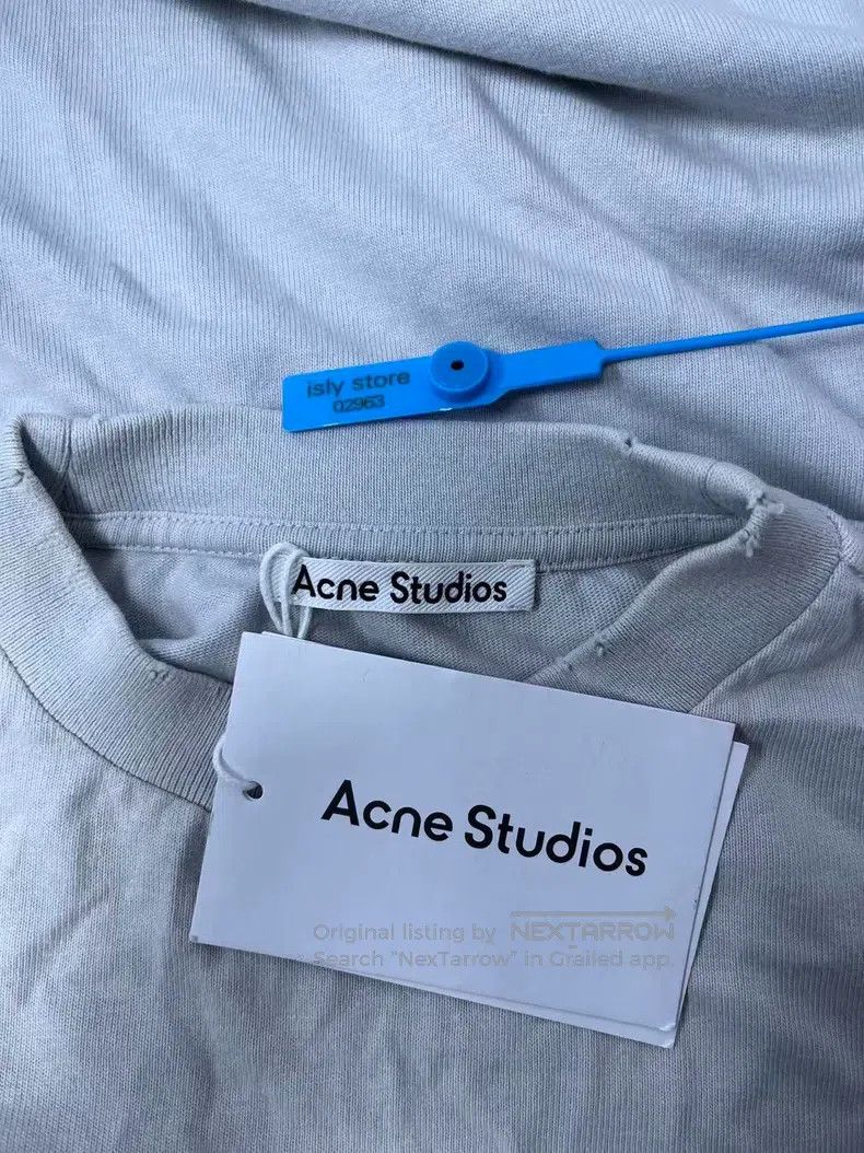 Acne Studios Acne Studios Logo Print Crewneck Loose Fit Long Sleeve T-S Size US XS / EU 42 / 0 - 4 Thumbnail