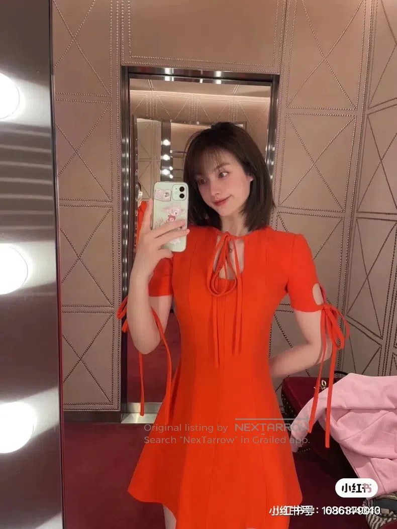 Gucci Gucci Dress with tie-ties Size S / US 4 / IT 40 - 9 Thumbnail