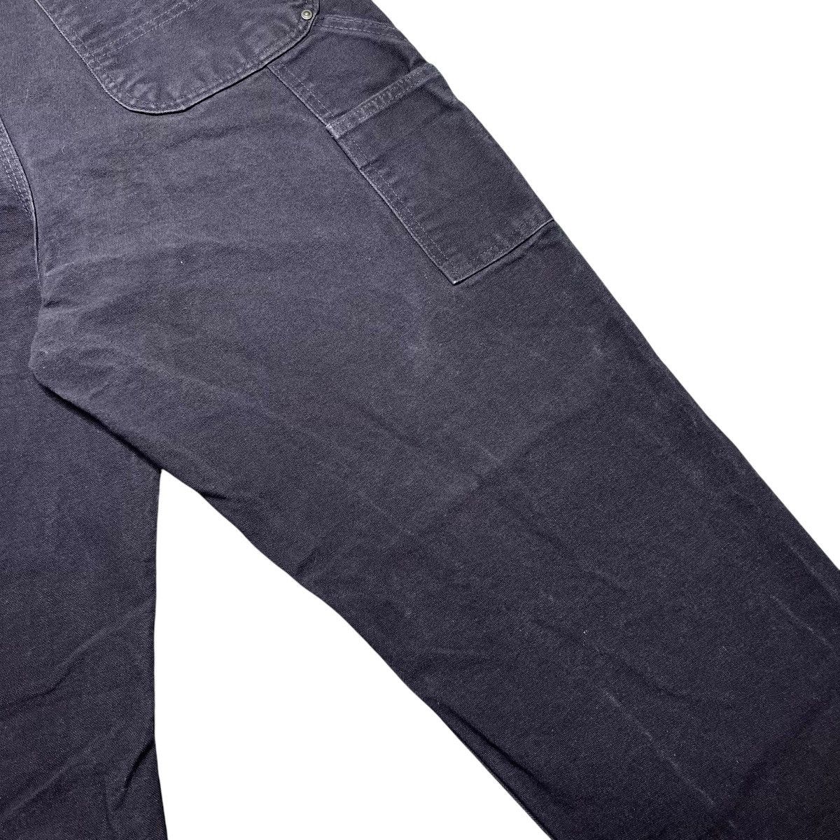 Carhartt × Vintage 2000s Carhartt Brown Double Knee Carpenter Dungaree Pants Size US 33 - 11 Thumbnail