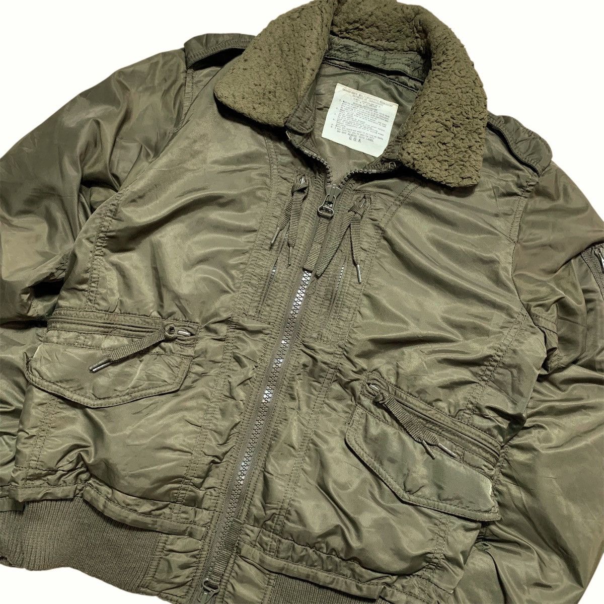Vintage 90s G. O. A Military Riders Bomber Jacket