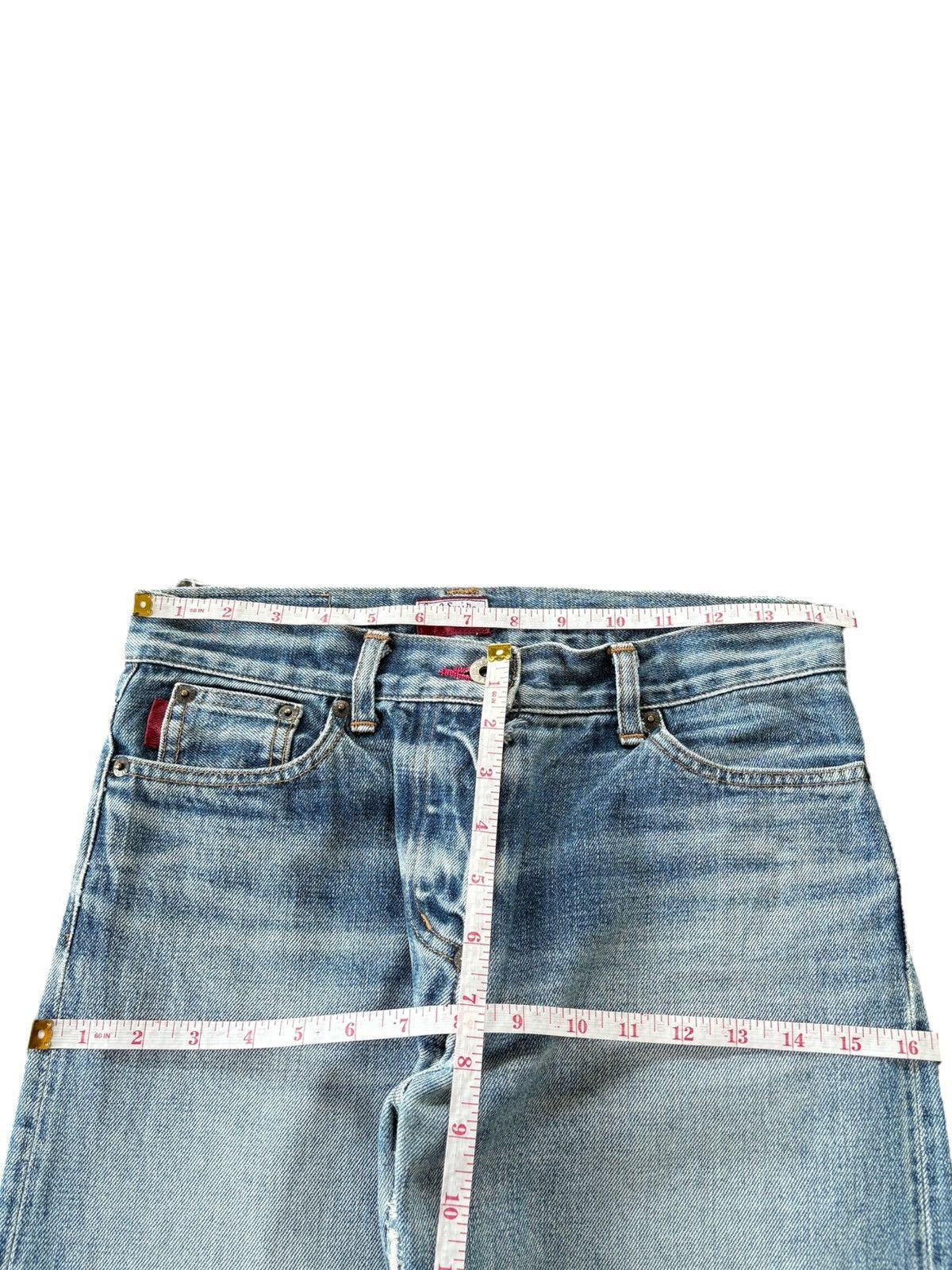 Paul Smith Vintage Paul Smith Faded Wash Loose Selvedge Jeans Size 29" - 7 Thumbnail