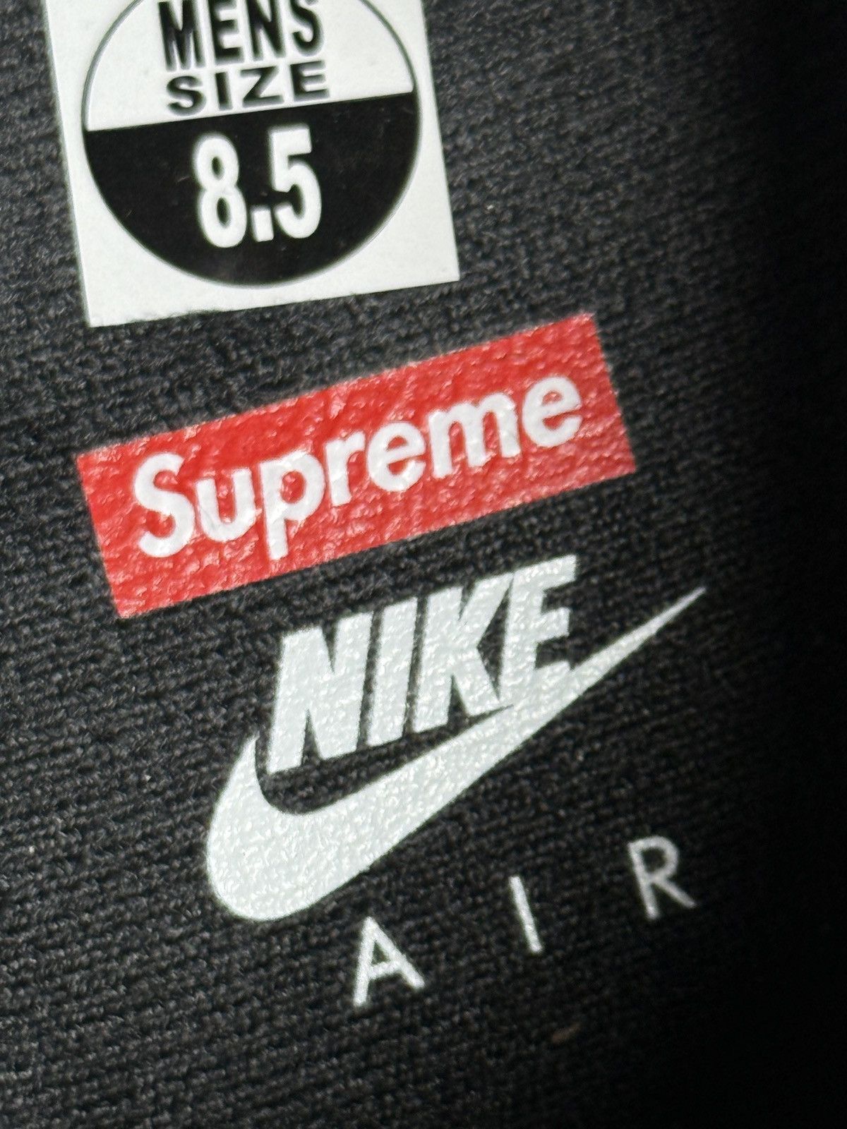 Nike × Supreme Brand New Black Supreme Nike Air Force Ones Size US 8.5 / EU 41-42 - 10 Thumbnail