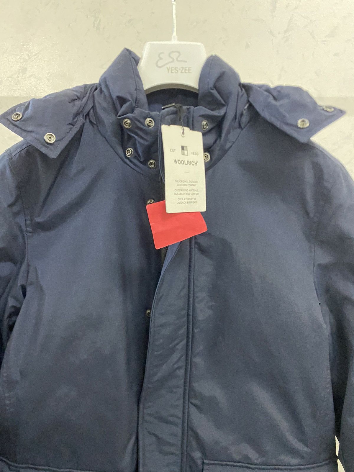 Other Woolrich Melton Down Jacket, size S, blue, new with tags. Size US S / EU 44-46 / 1 - 3 Thumbnail