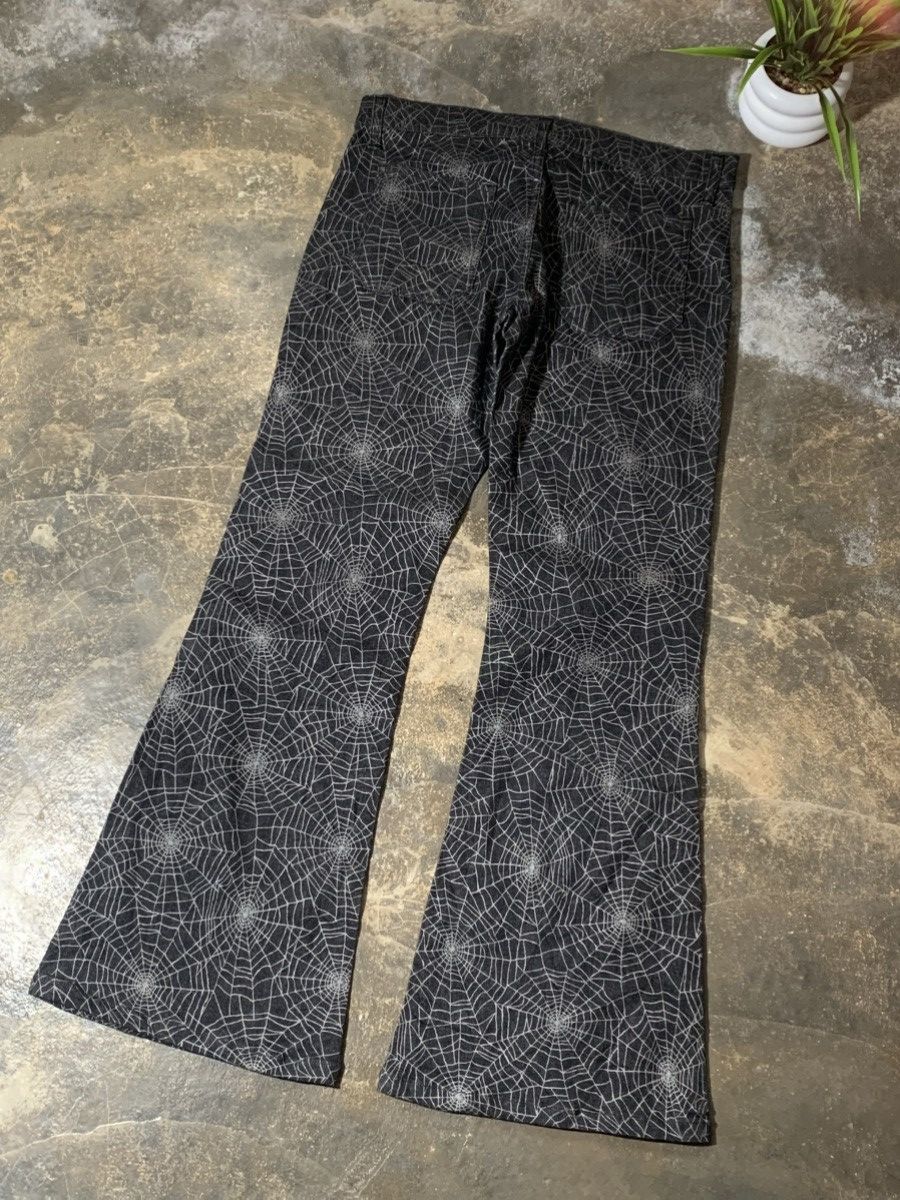 If Six Was Nine Bison Spider Web Flare Jeans Size 30" / US 8 / IT 44 - 5 Thumbnail