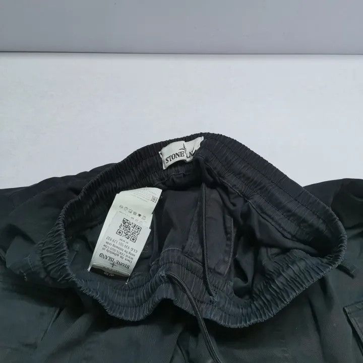 Stone Island Stone Island Black Elastic Waist Cargo Pants Size US 30 / EU 46 - 3 Thumbnail