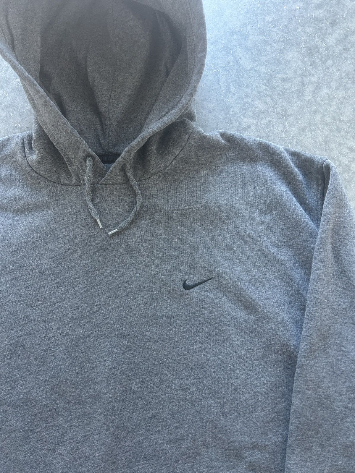 Nike × Vintage Vintage Y2K Nike Embroidered Swoosh Hoodie Baggy Fit Size US XXL / EU 58 / 5 - 2 Thumbnail