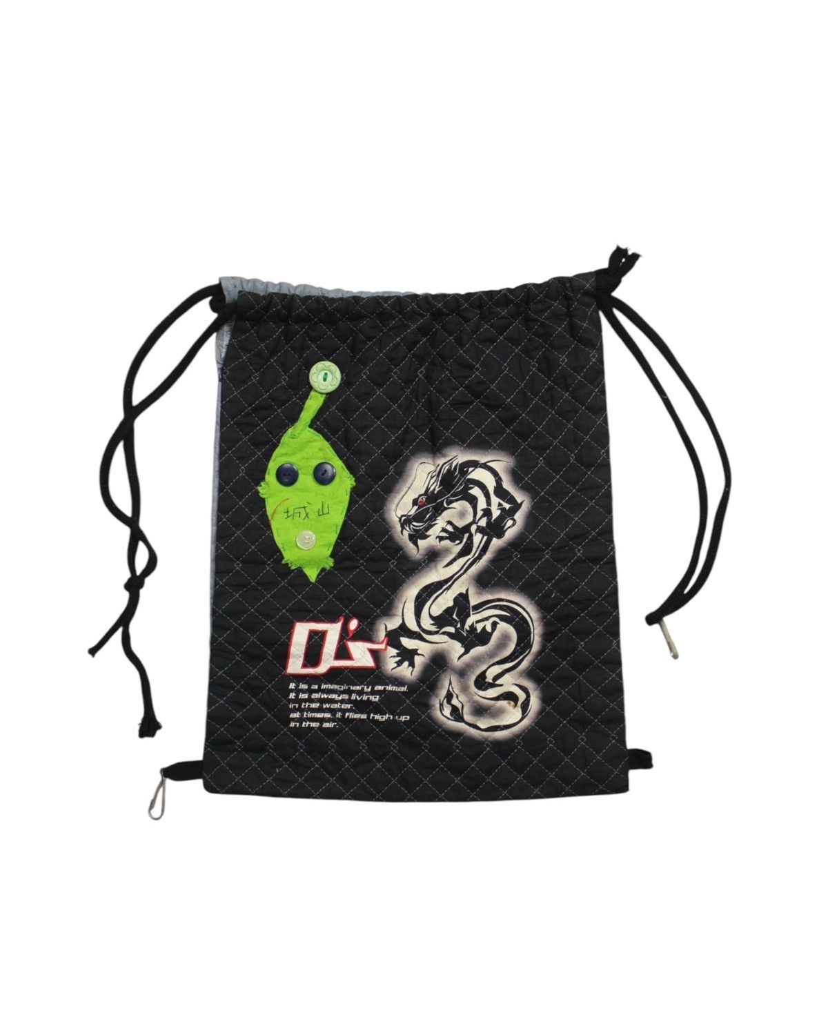 Hysteric Glamour × Japanese Brand × Vintage 2000S O'Z DRAGON DRAWSTRING Size ONE SIZE - 1 Thumbnail