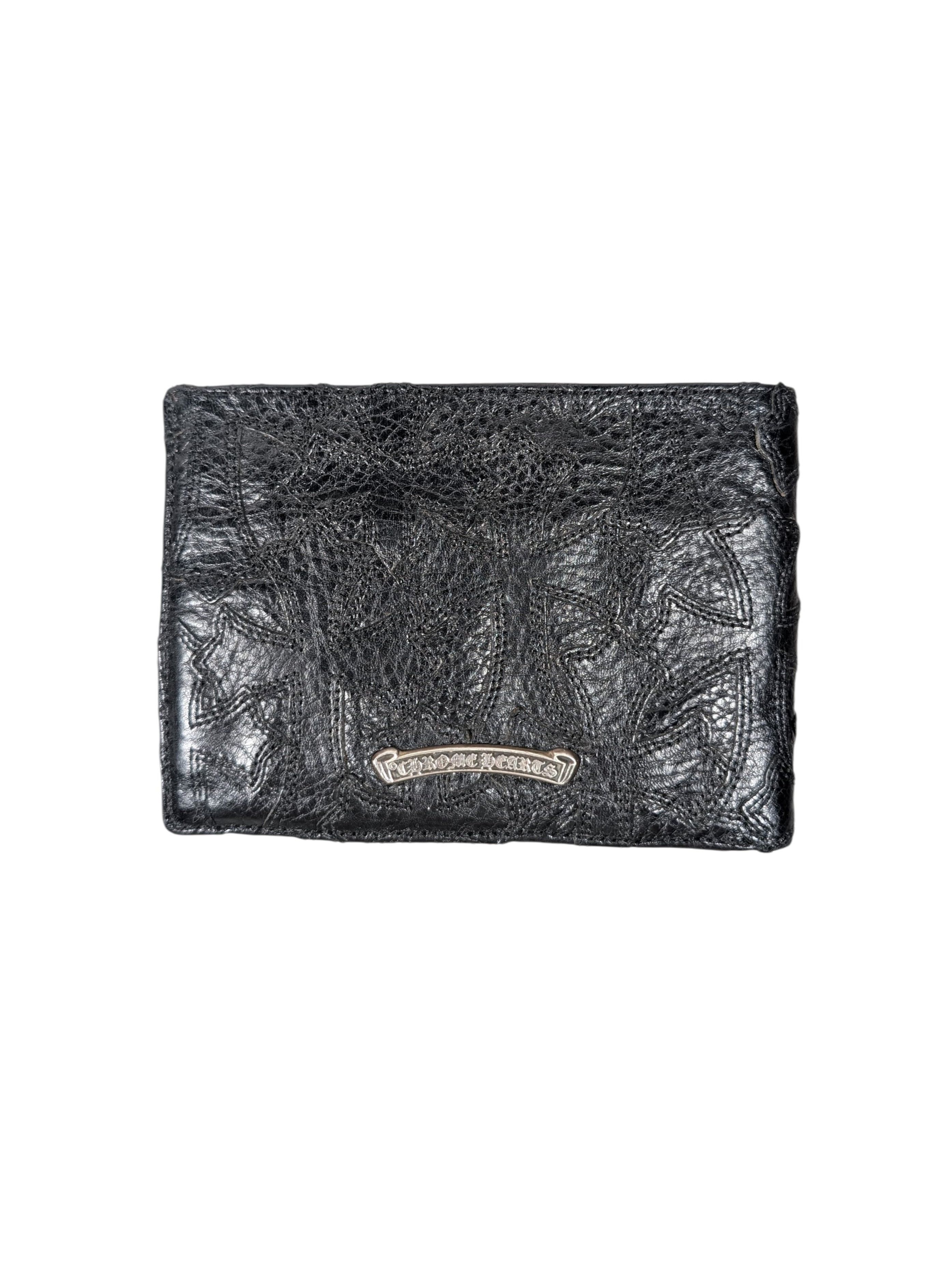 Chrome Hearts Bifold Snap Wallet Cemetery Cross Patch Aint Nothing 2 Do Size ONE SIZE - 2 Thumbnail