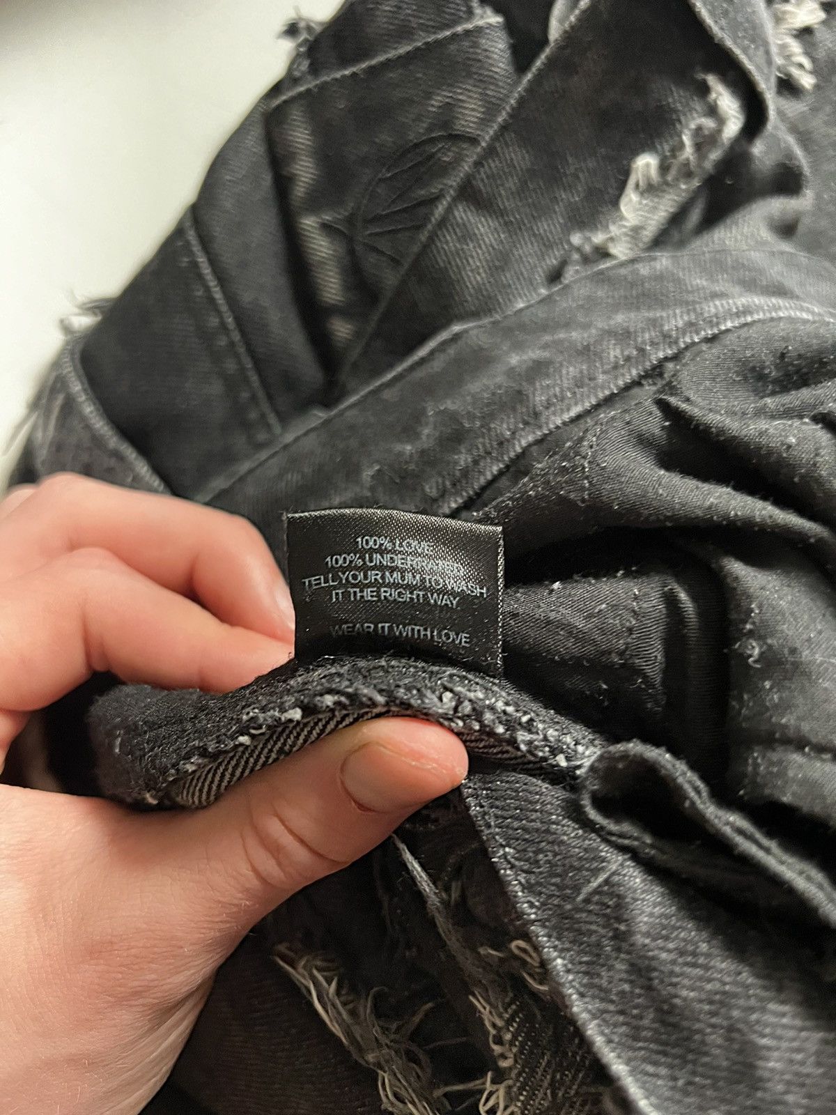 NO/FAITHSTUDIOS FLARED DENIM 004 PAINTER