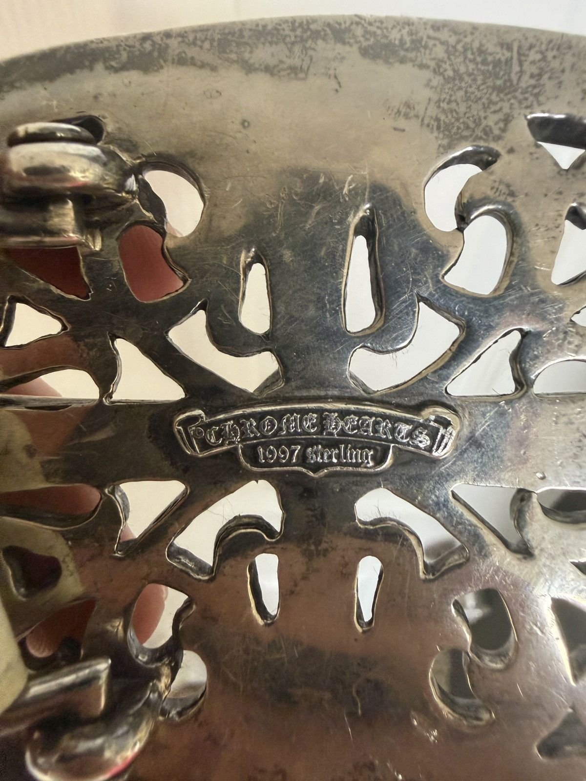 Chrome Hearts Chrome Hearts *XL* OVAL BELT & STRAP Size 36 - 4 Thumbnail