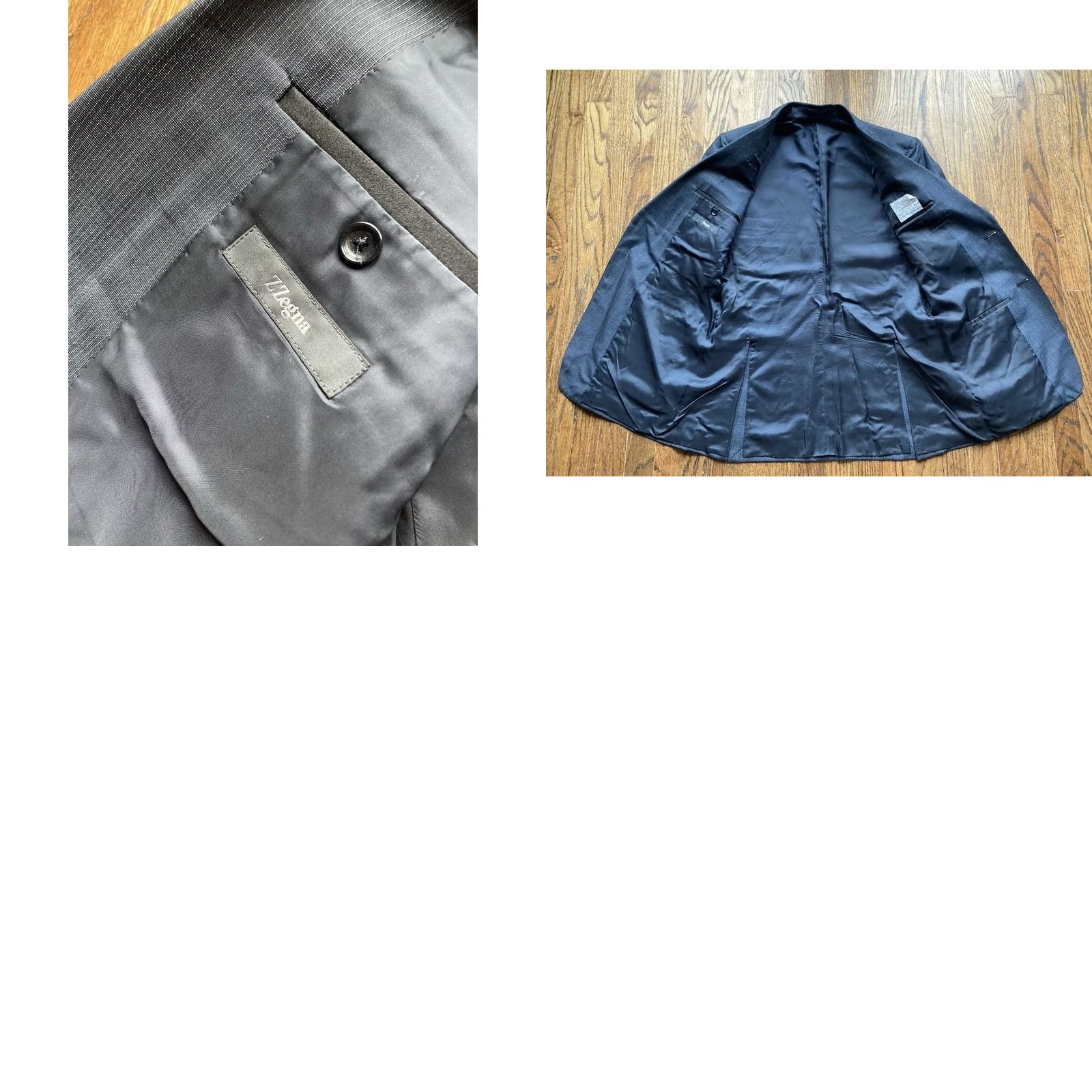 Ermenegildo Zegna Ermenegildo Zegna Sport Coat Jacket Mens 38R Gray Wool Silk Blend 2 Button Notch Lapel Regular Fit IS Mexico Size US XXS / EU 40 - 9 Thumbnail