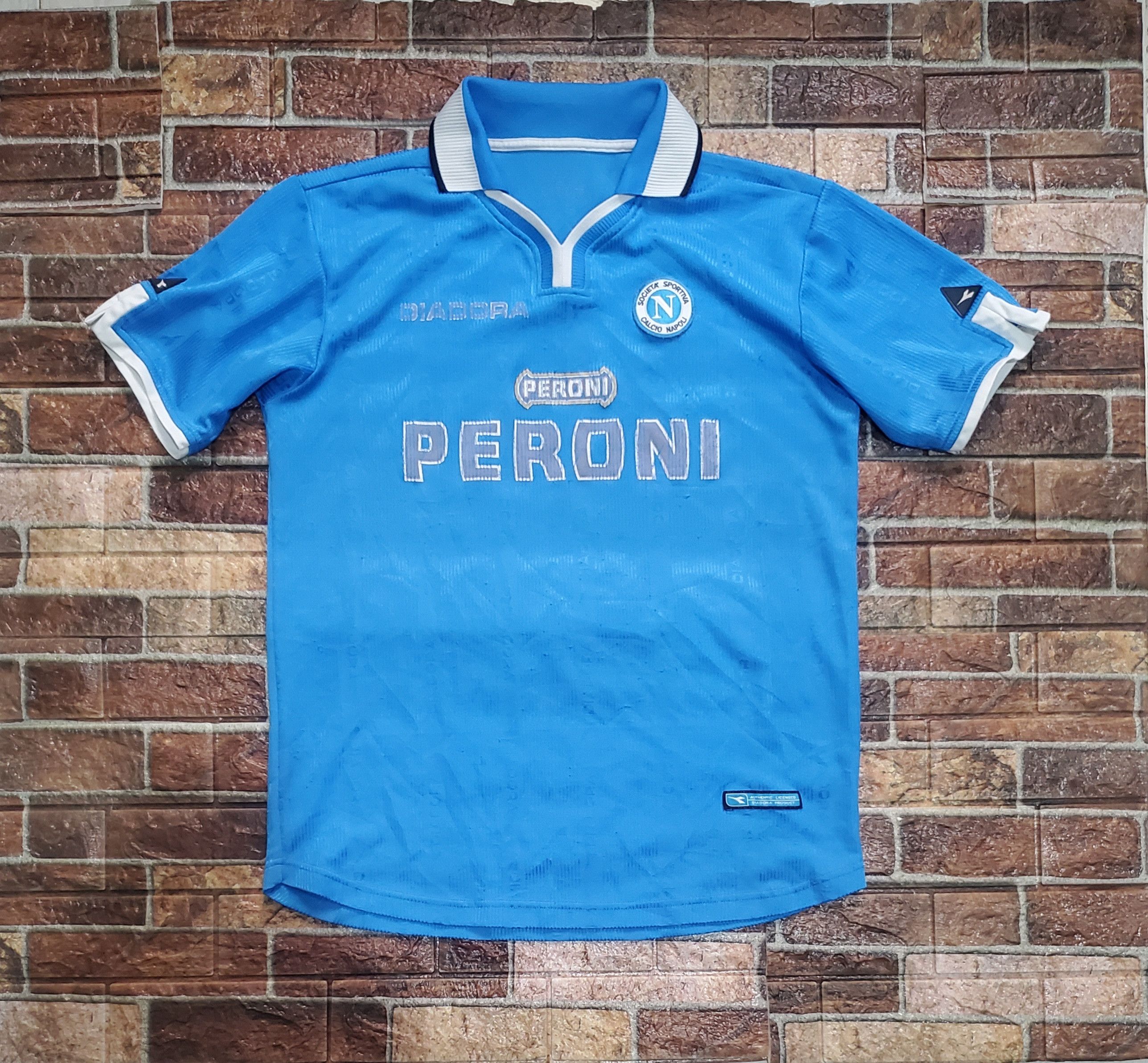 Diadora Vintage 2001 Diadora Napoli jersey Size US M / EU 48-50 / 2 - 1 Thumbnail