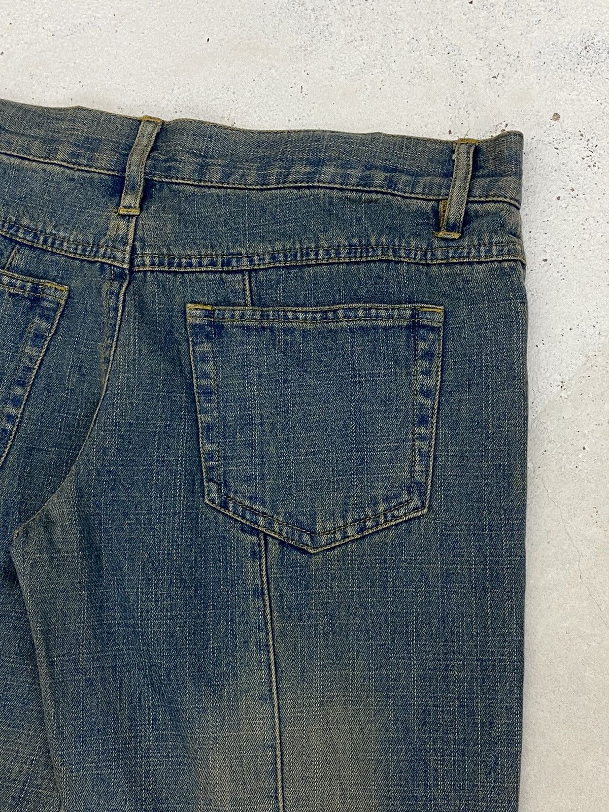 GOSTAR DE FUGA × Hysteric Glamour × If Six Was Nine Vintage 90s Flare Revolt Unisex Jean Retro Punk Mud Washed Size US 30 / EU 46 - 13 Thumbnail