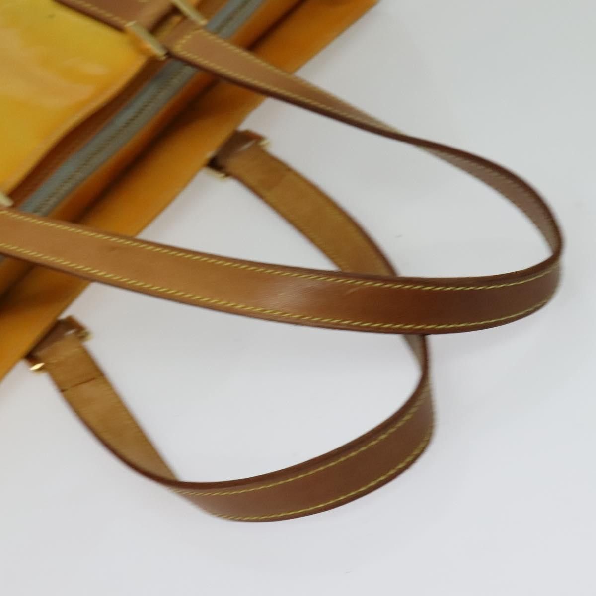 Louis Vuitton LOUIS VUITTON Monogram Vernis Columbus Tote Bag Gris M91028 Size ONE SIZE - 7 Thumbnail