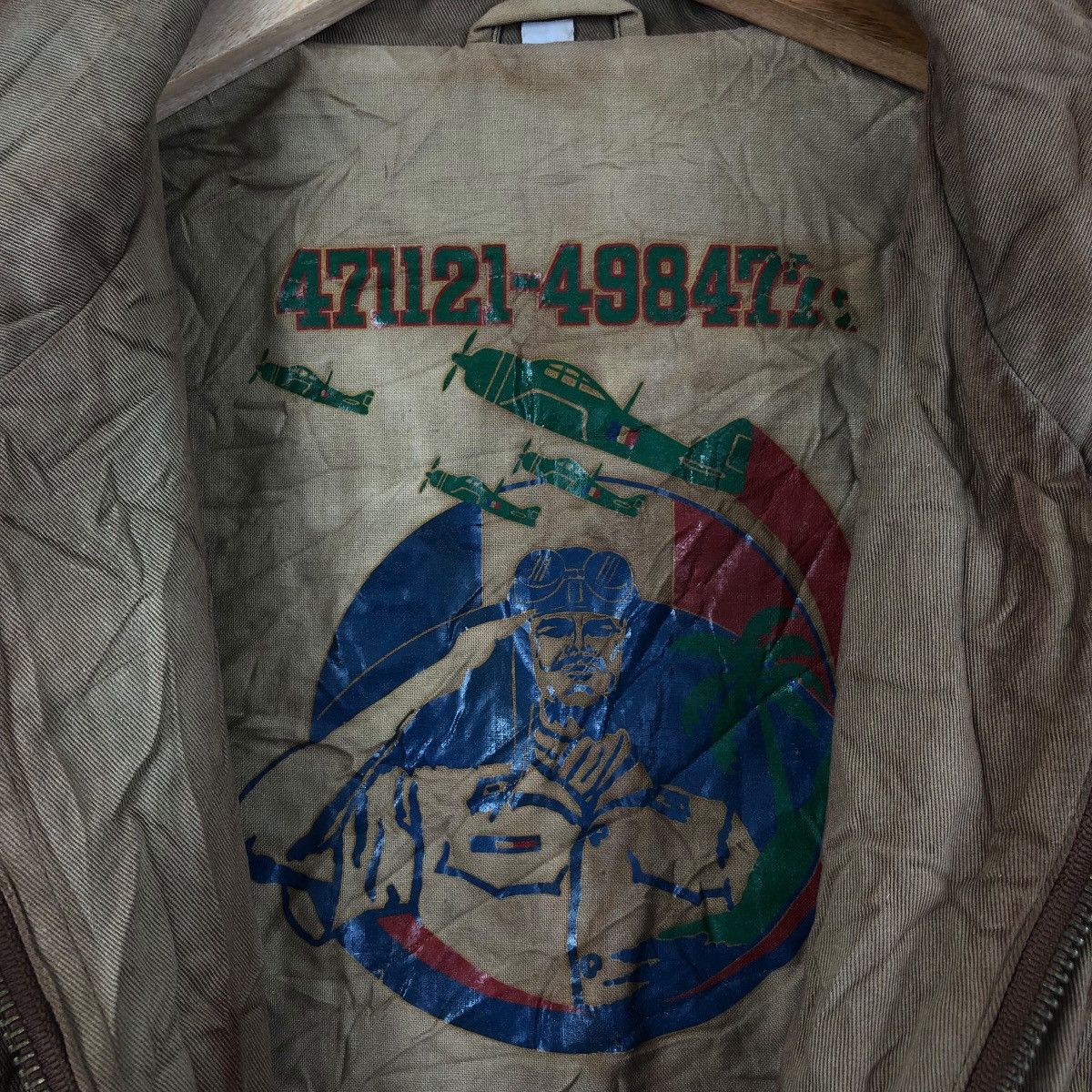 Vintage Vintage AIR FORCE USAF Bomber World War Jacket Size US L / EU 52-54 / 3 - 3 Thumbnail