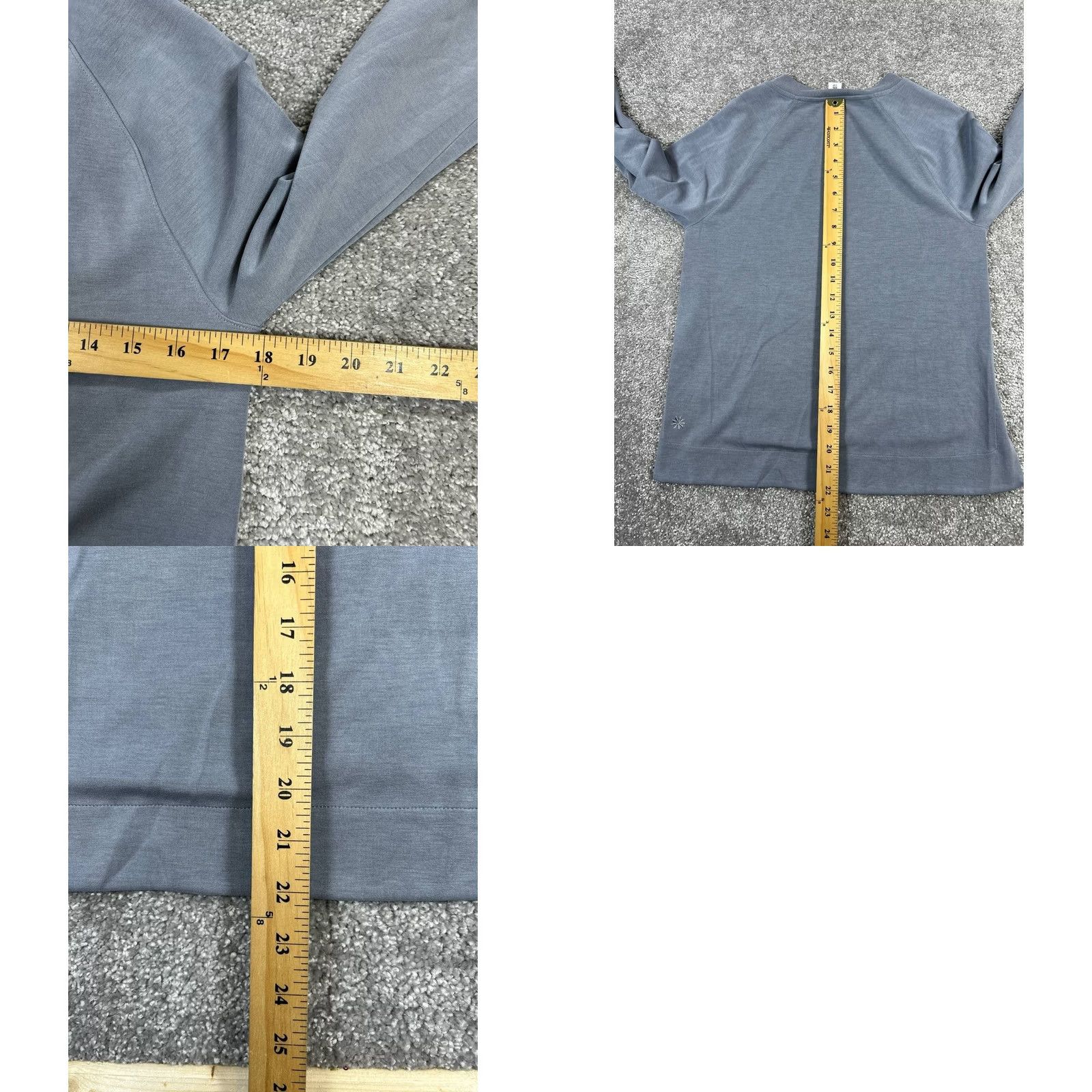 Athleta Athleta Sweatshirt Womens Xxs Gray Yoga Pullover Size XXS / US 00 / IT 34 - 8 Thumbnail