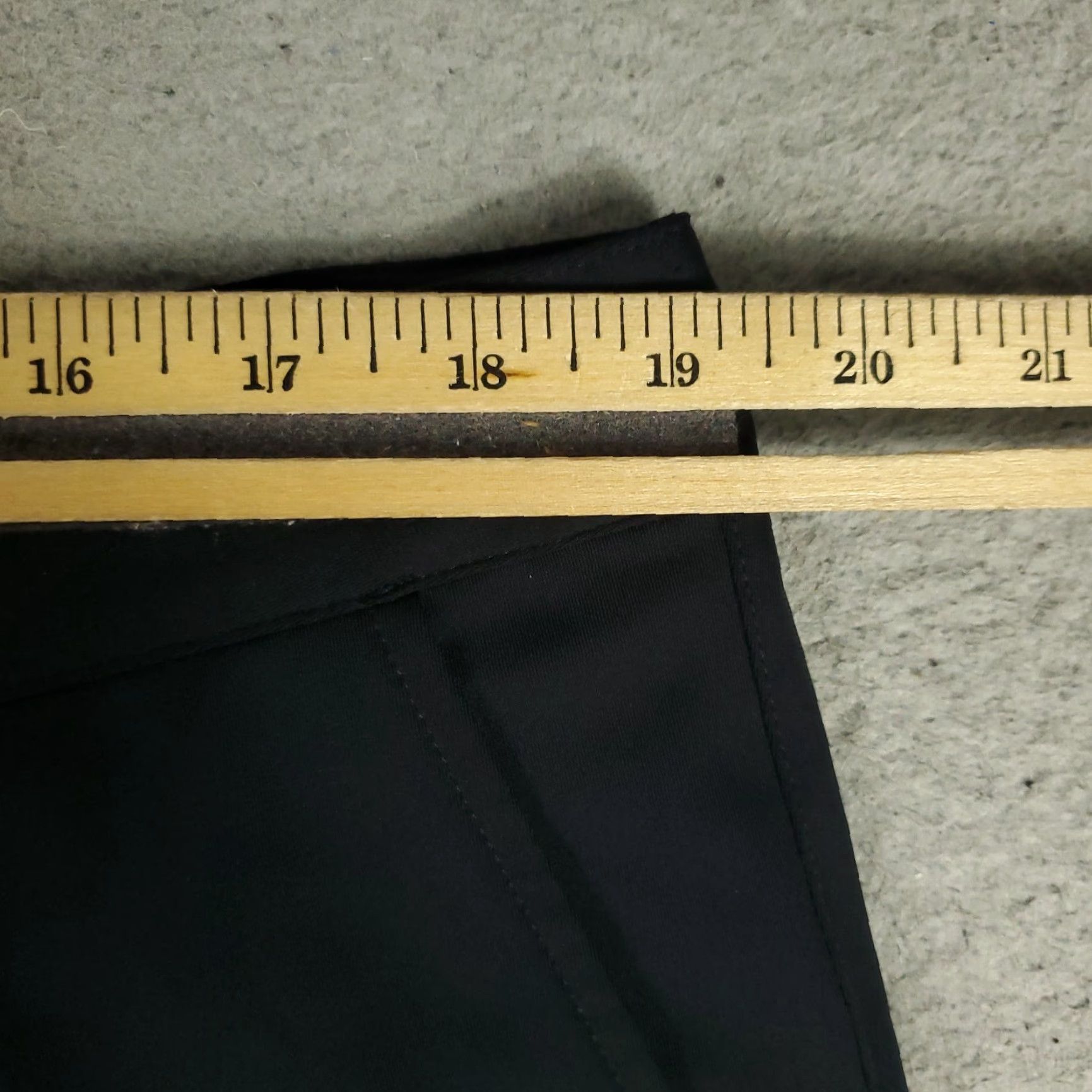 Rhone Rhone Pants Mens 38x32 Black Chino Flat Front Slim Straight Regular Size US 38 / EU 54 - 4 Thumbnail