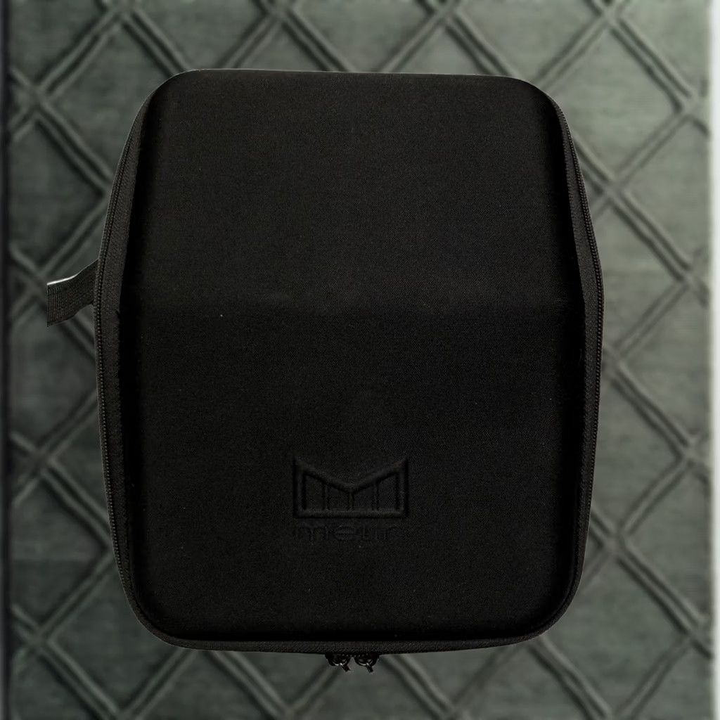 melin Melin Travel Hat Box Storage Case Black Zip Adjustable Strap Inside Pocket Ocean Size ONE SIZE - 1 Thumbnail