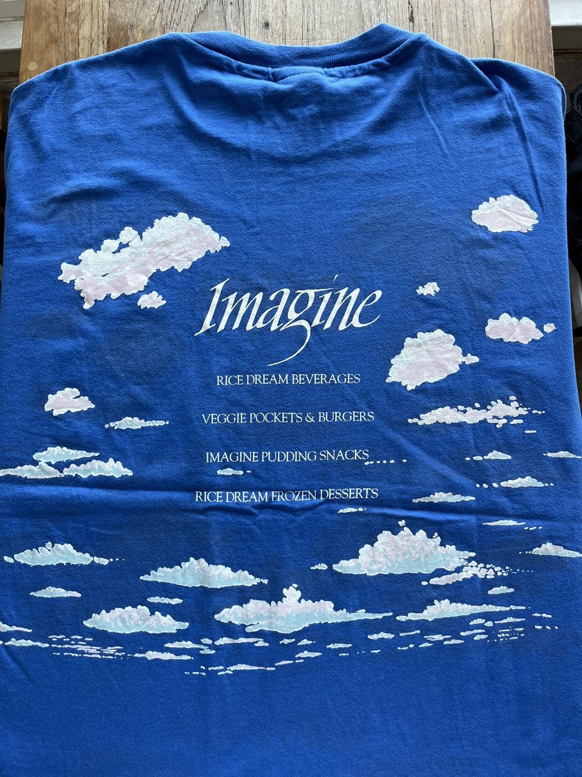 Vintage Vintage Imagine Foods 90’s Tshirt Size US XL / EU 56 / 4 - 7 Thumbnail