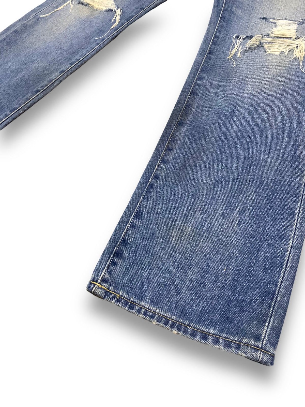 Uniqlo Vintage Uniqlo UJ Rusty Mud Wash Regular Fit Distress Jeans Size US 34 / EU 50 - 11 Thumbnail