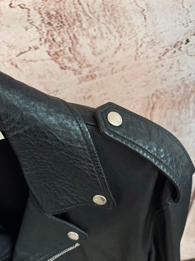 Saint Laurent Paris Saint Laurent Shark L01 Leather Jacket-2505 Size US L / EU 52-54 / 3 - 3 Thumbnail