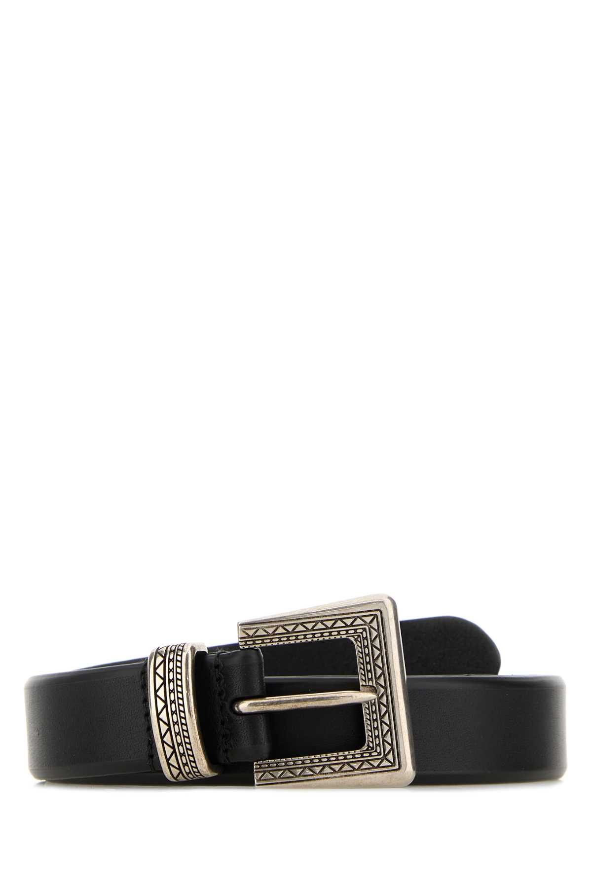 Prada Black Leather Belt Size ONE SIZE - 1 Thumbnail