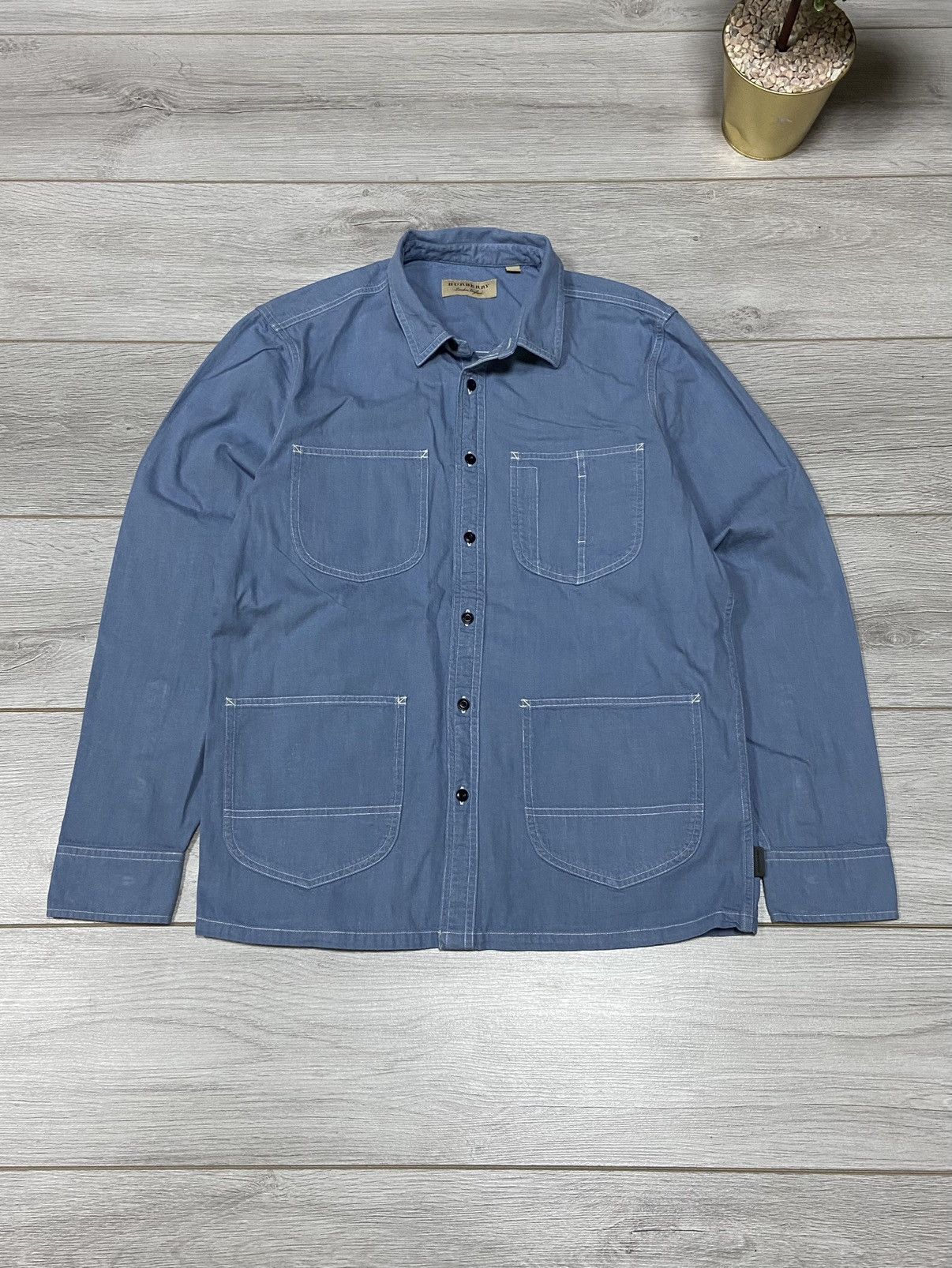Burberry Burberry London England multipocket shirt buttons Size US M / EU 48-50 / 2 - 1 Thumbnail