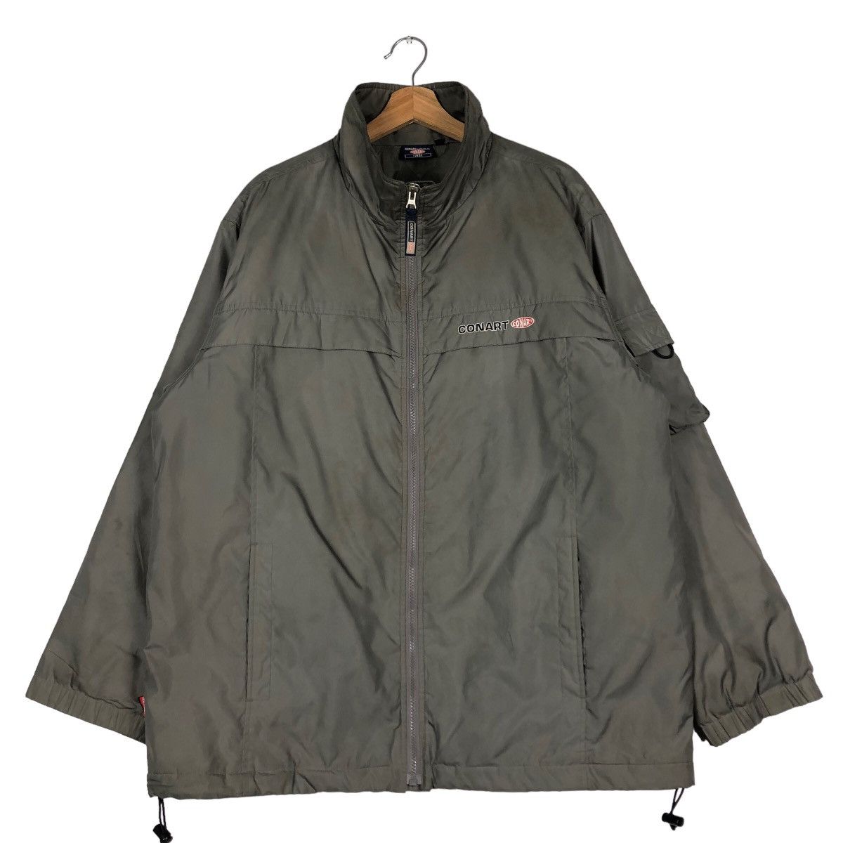 Japanese Brand 🔥Vintage Double Layer Jacket Zipper Conart Big Logo Size US L / EU 52-54 / 3 - 1 Thumbnail